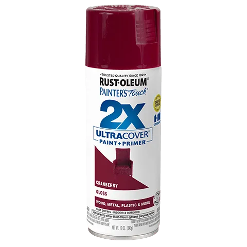 2x Ultra Cover Gloss Spray Paint - 12oz (6 Count)