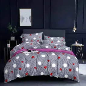 6 Pcs Bedding Set With Duvet Covers, Bedsheet &  Pillow Cases