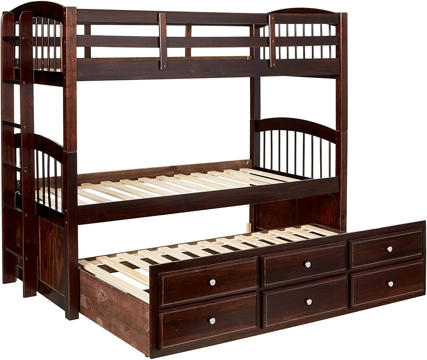 ACME Micah Bunk Bed & Trundle (Twin/Twin) in Espresso 40000