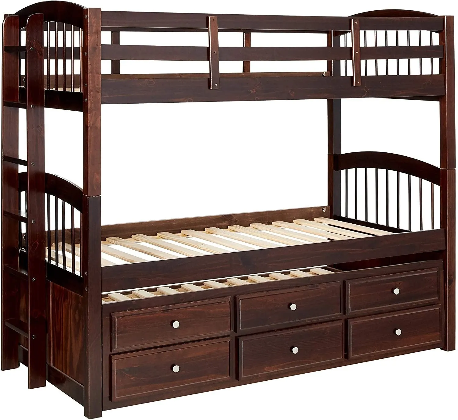 ACME Micah Bunk Bed & Trundle (Twin/Twin) in Espresso 40000