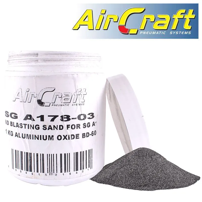 Aircraft Sand Blasting Sand For Sg A178 120Grit 1 Kg Aluminium Oxide Bd-60