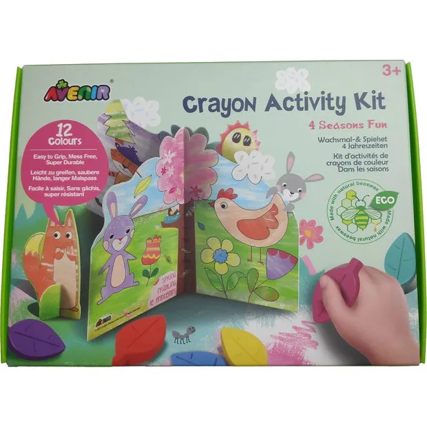 Avenir Crayon Activity Kit 4 Seasons Fun