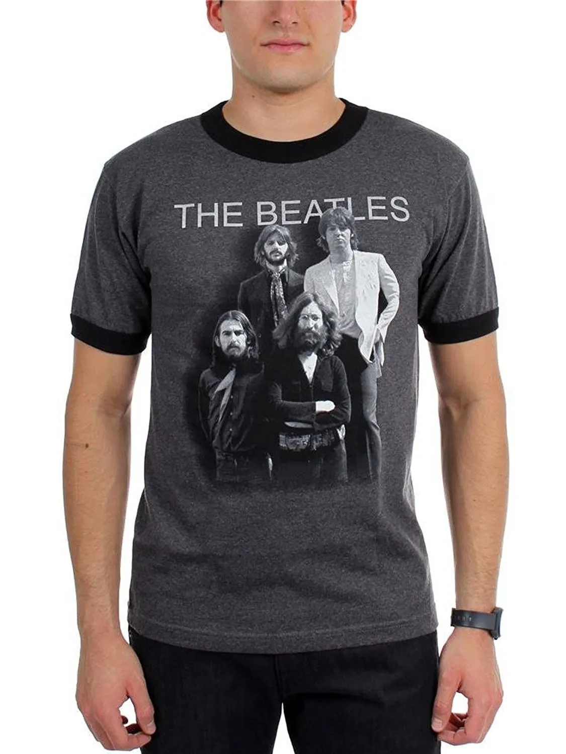 Beatles Shadow Cast Gray T-Shirt