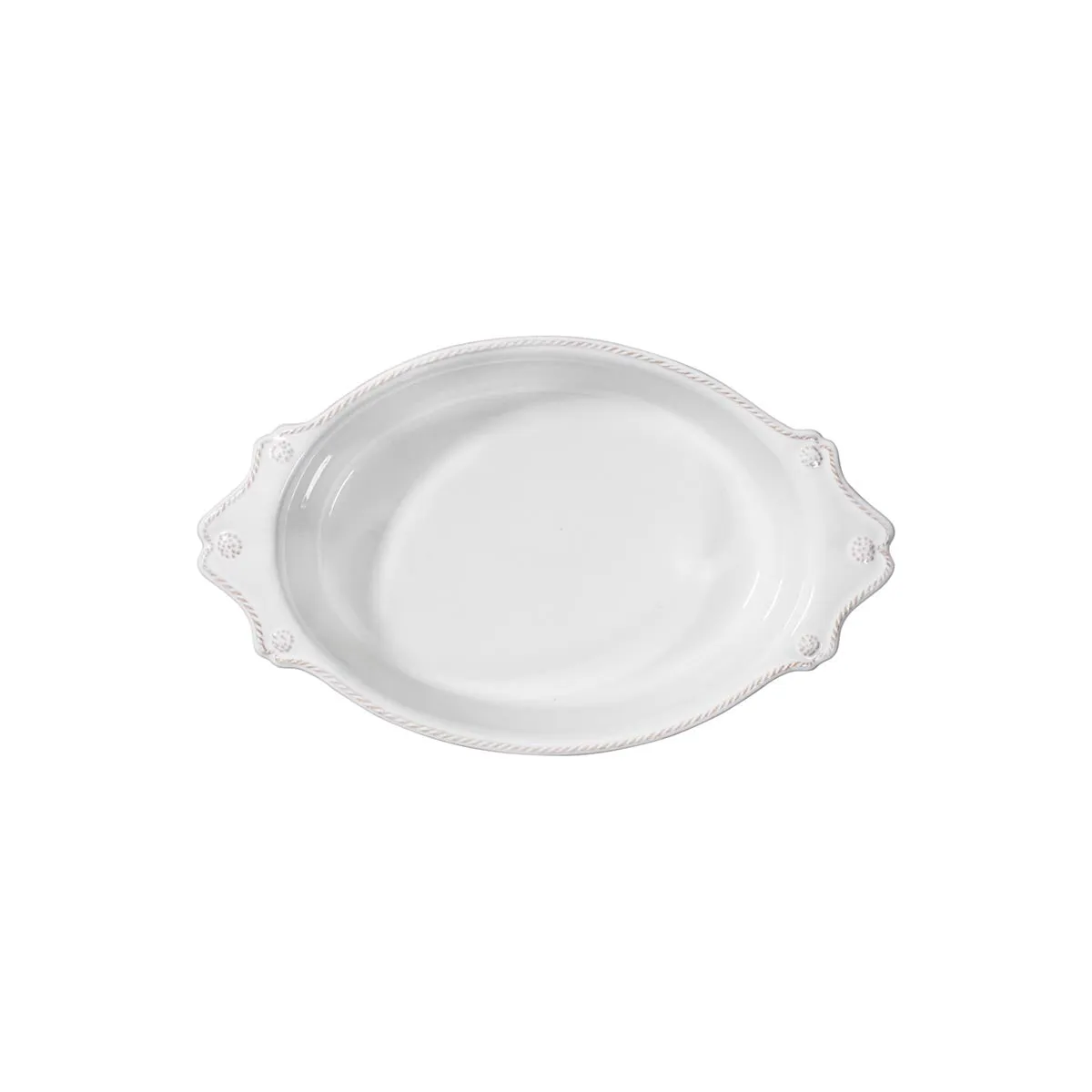 Berry & Thread 13" Oval Baker - Whitewash