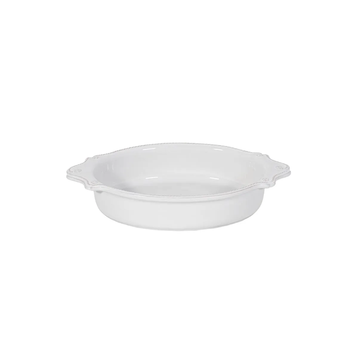 Berry & Thread 13" Oval Baker - Whitewash