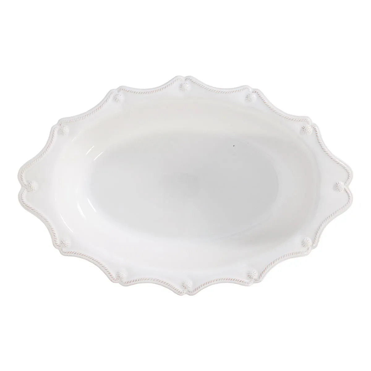 Berry & Thread 18" Oval Baker - Whitewash