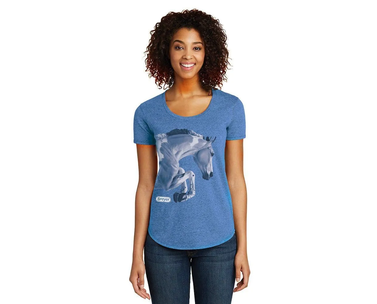 Breyer Blue Jumping Horse Women's T-Shirt