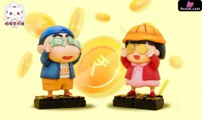 Crayon Shin-chan & Get Rich Chibi Momoko Sakura Statue - Miao Li Studio [In-Stock]