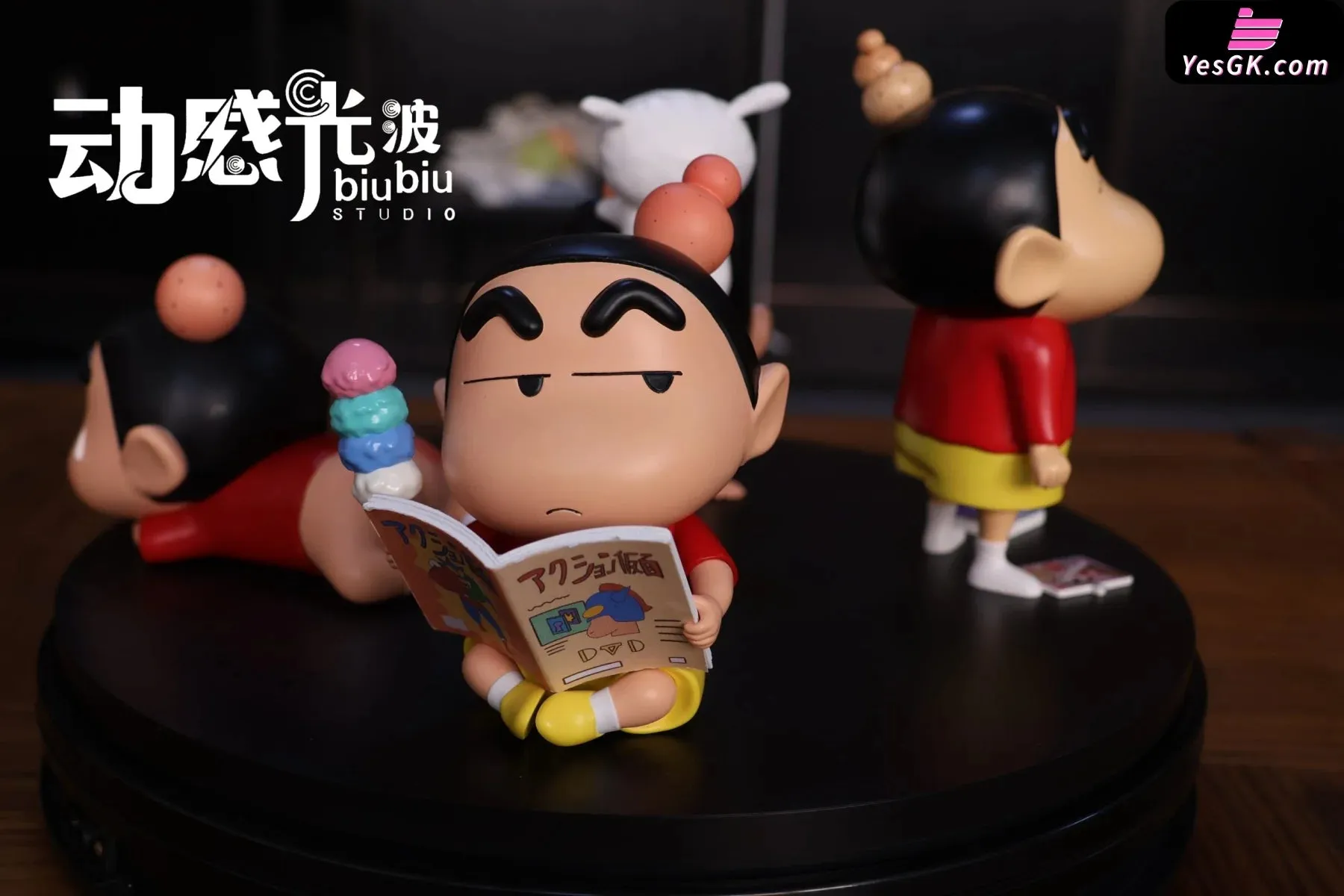 Crayon Shin-chan Get Punched Shinnosuke Series #3 grovel Shinnosuke #4 Read Shinnosuke Resin Statue - BiuBiu Studio [Pre-Order]