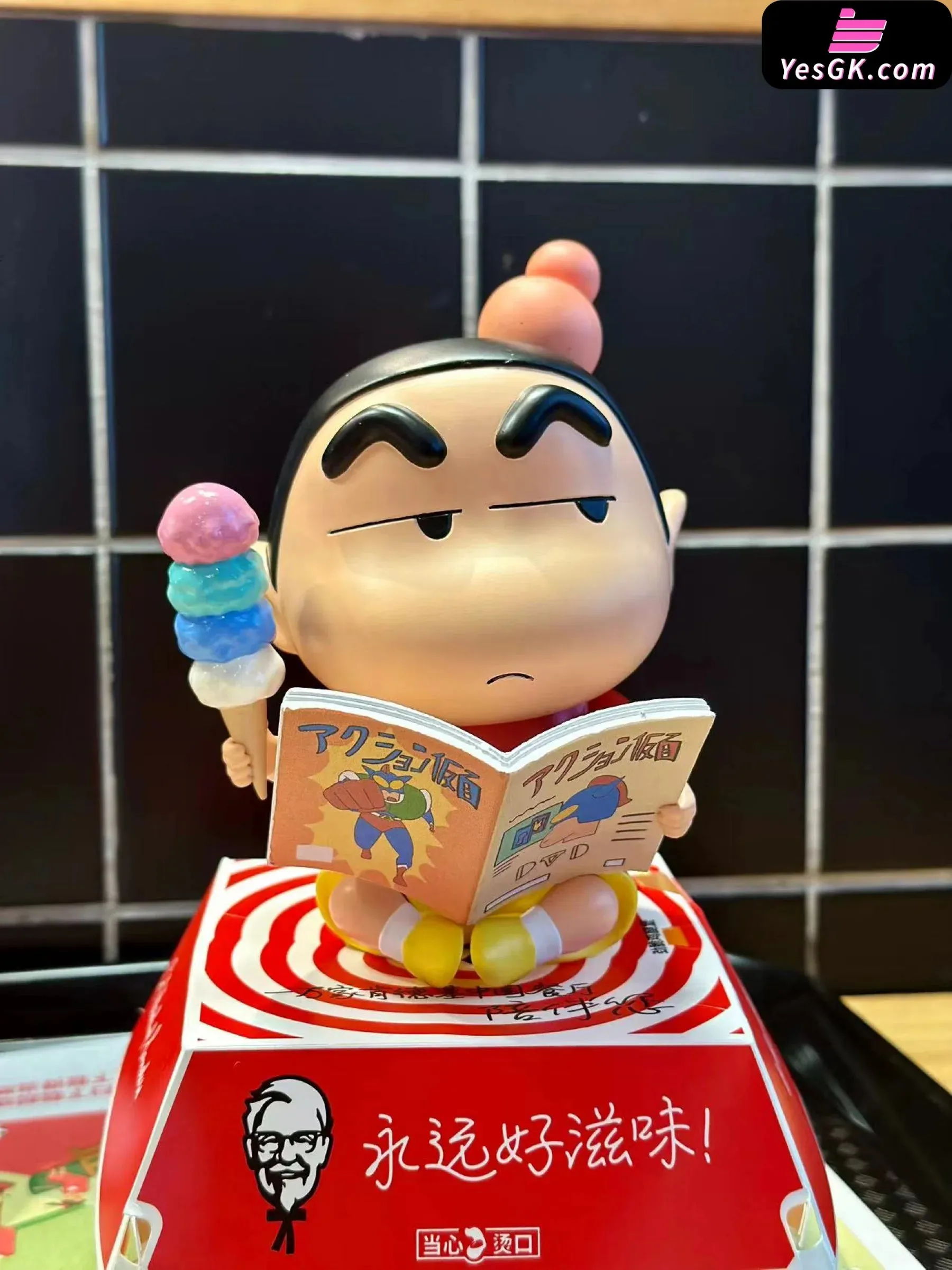 Crayon Shin-chan Get Punched Shinnosuke Series #3 grovel Shinnosuke #4 Read Shinnosuke Resin Statue - BiuBiu Studio [Pre-Order]