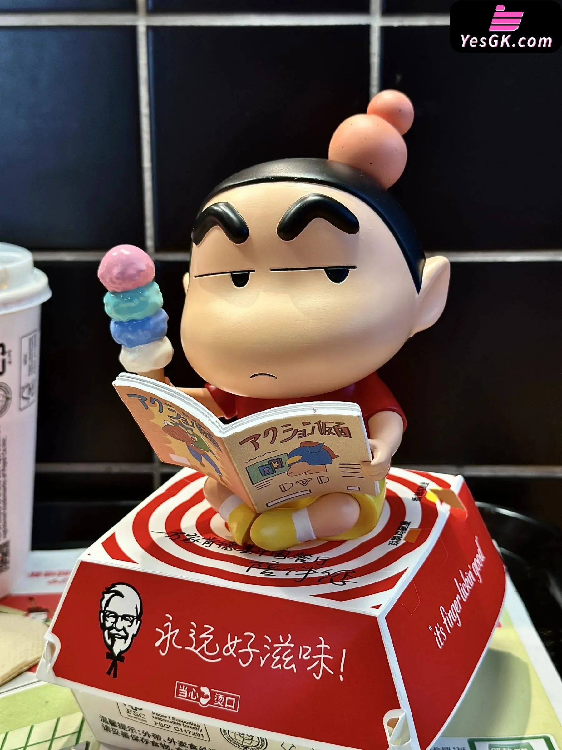 Crayon Shin-chan Get Punched Shinnosuke Series #3 grovel Shinnosuke #4 Read Shinnosuke Resin Statue - BiuBiu Studio [Pre-Order]