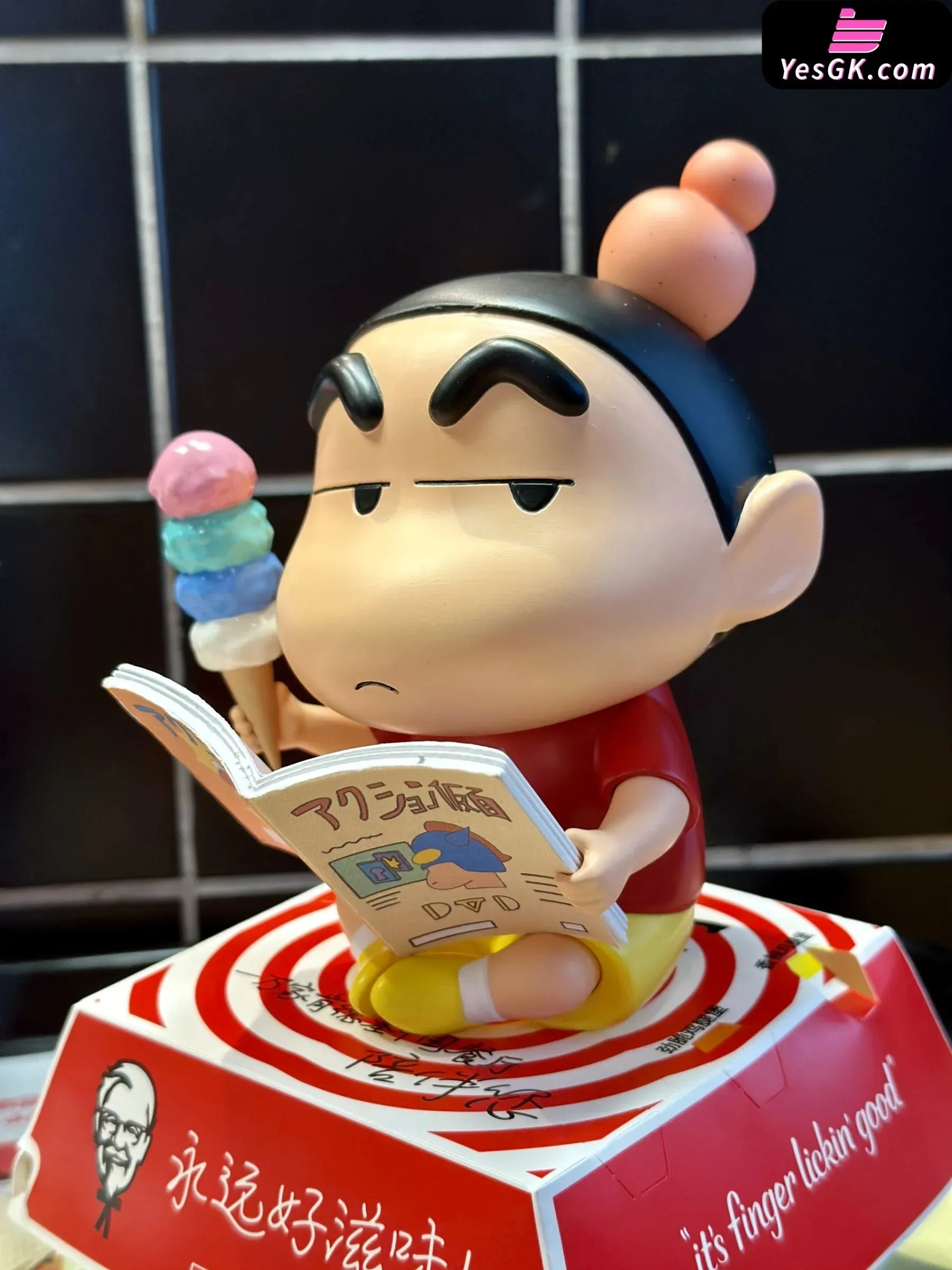 Crayon Shin-chan Get Punched Shinnosuke Series #3 grovel Shinnosuke #4 Read Shinnosuke Resin Statue - BiuBiu Studio [Pre-Order]