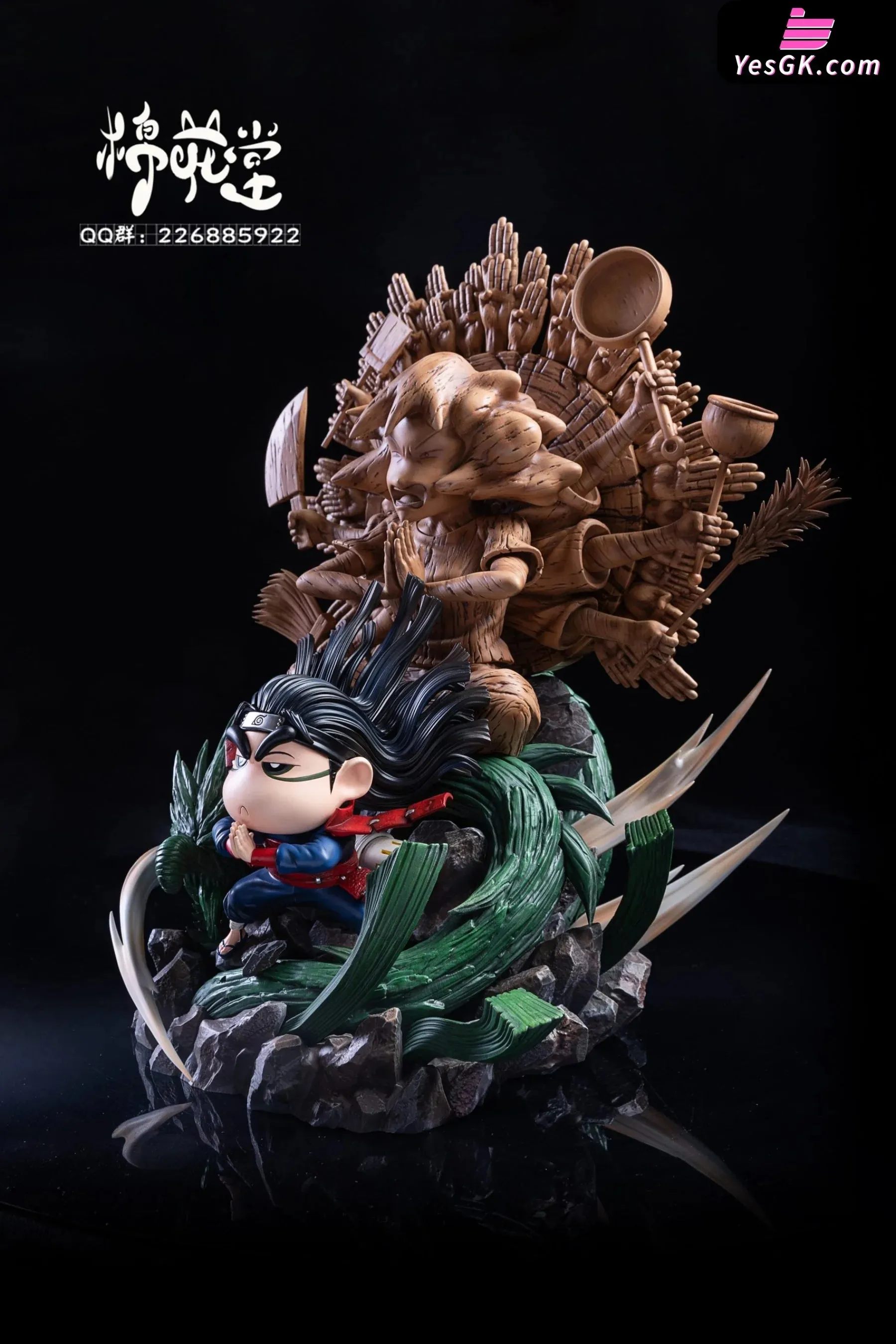 Crayon Shin-chan Shinnosuke Nohara cosplays Senju Hashirama Resin Statue - M.H.T Studio [Pre-Order]