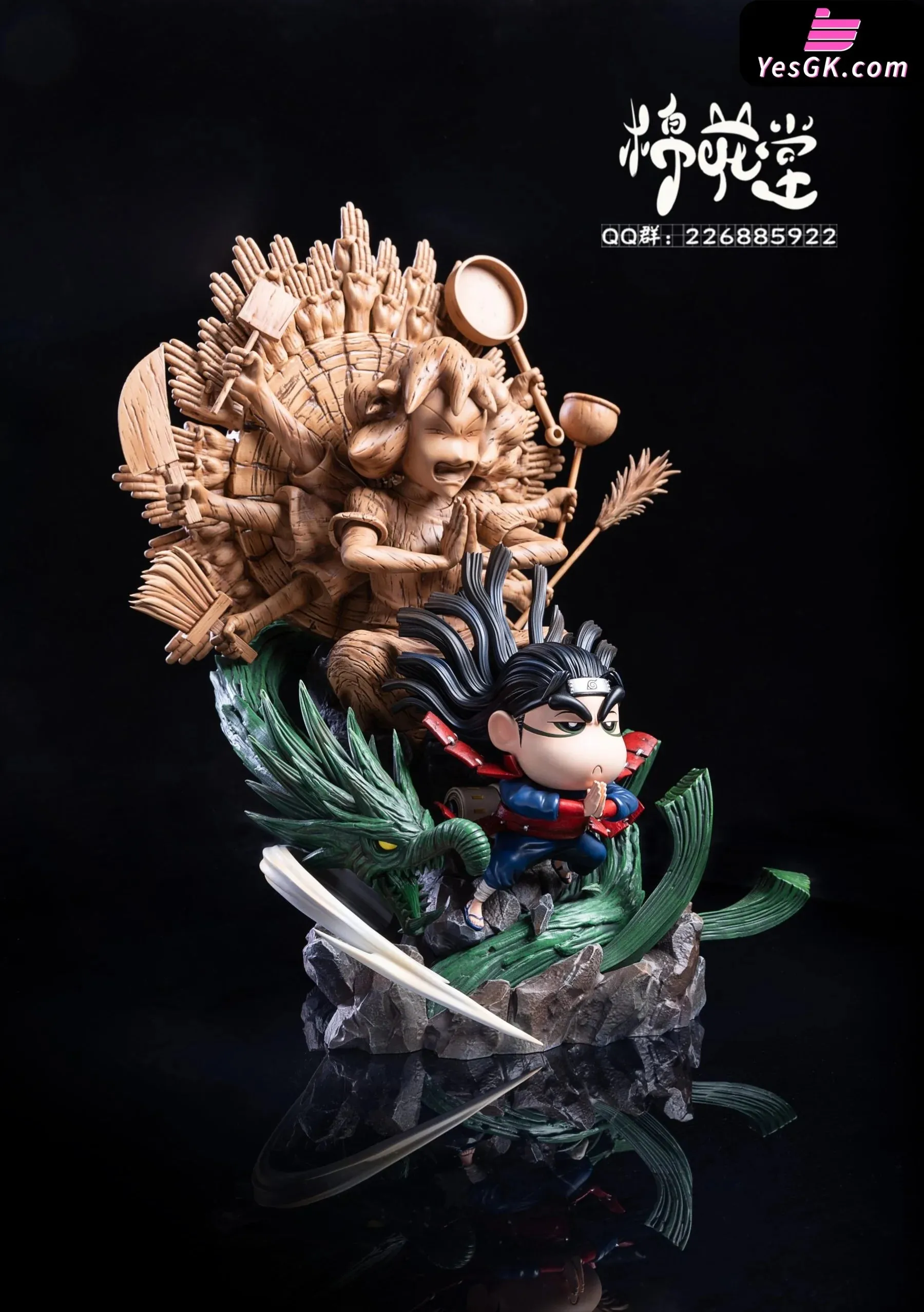 Crayon Shin-chan Shinnosuke Nohara cosplays Senju Hashirama Resin Statue - M.H.T Studio [Pre-Order]