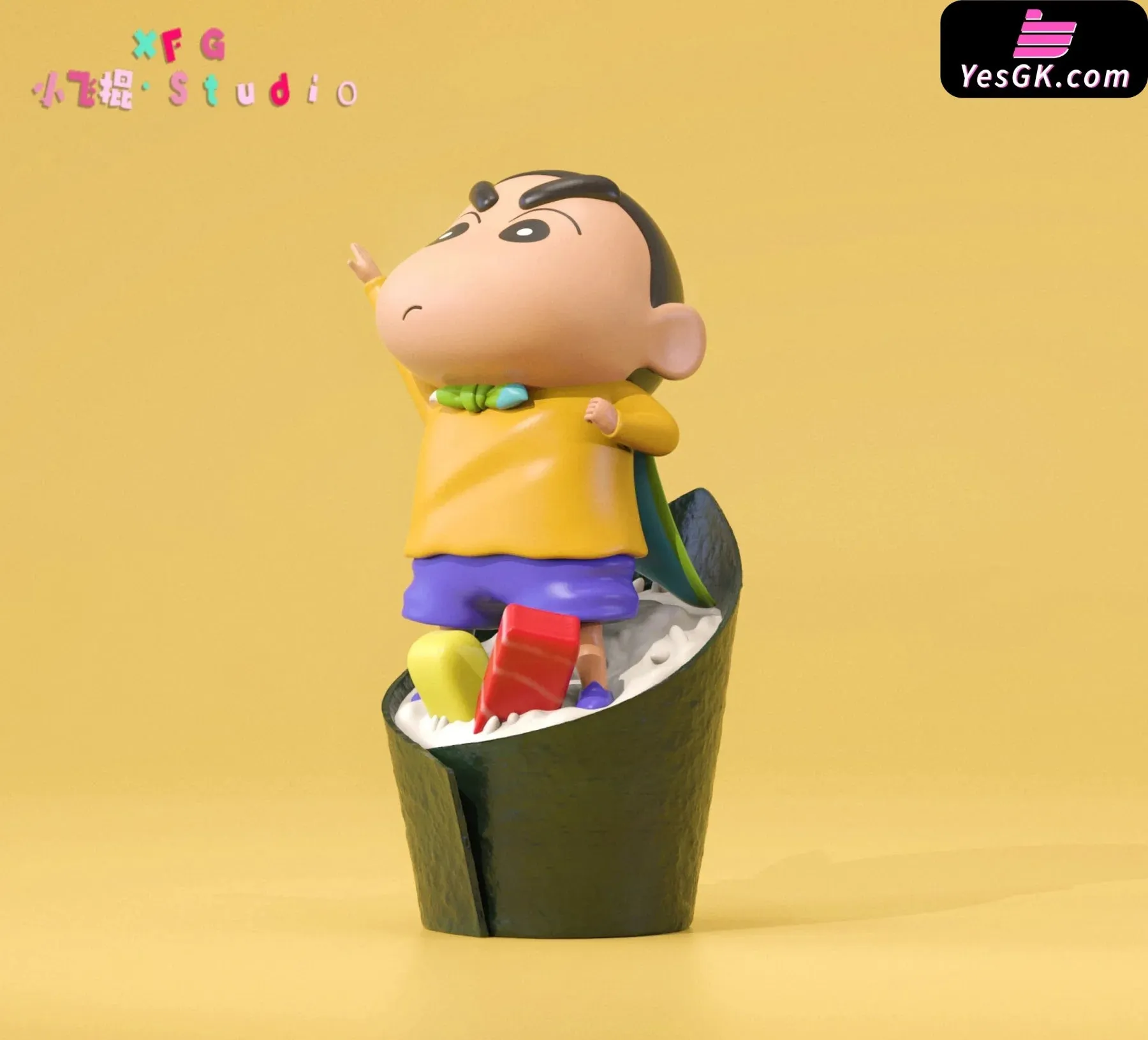 Crayon Shin chann Hand Rolled Sushi Superman Shin Chan Resin Statue - XFG Studio [Pre-Order]