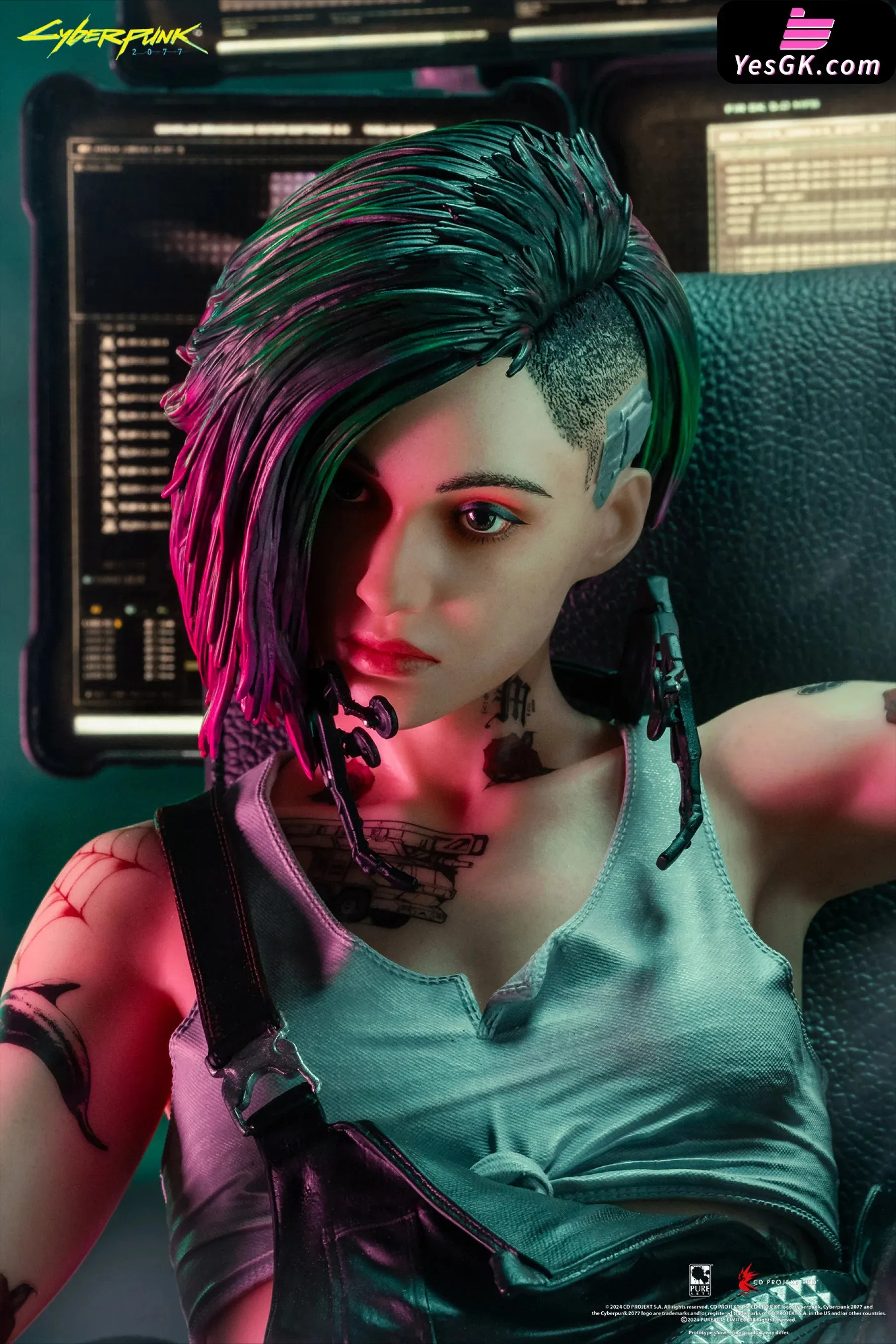 CYBERPUNK 2077 JUDY áLVAREZ 1/4 SCALE STATUE (Licensed) - PureArts Studio [Pre-Order]