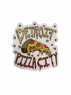 Detroit Pizza City Decal