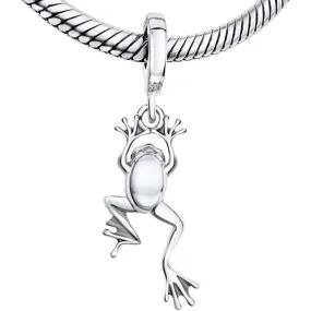 Jumping Frog Dangle Pendant Charm