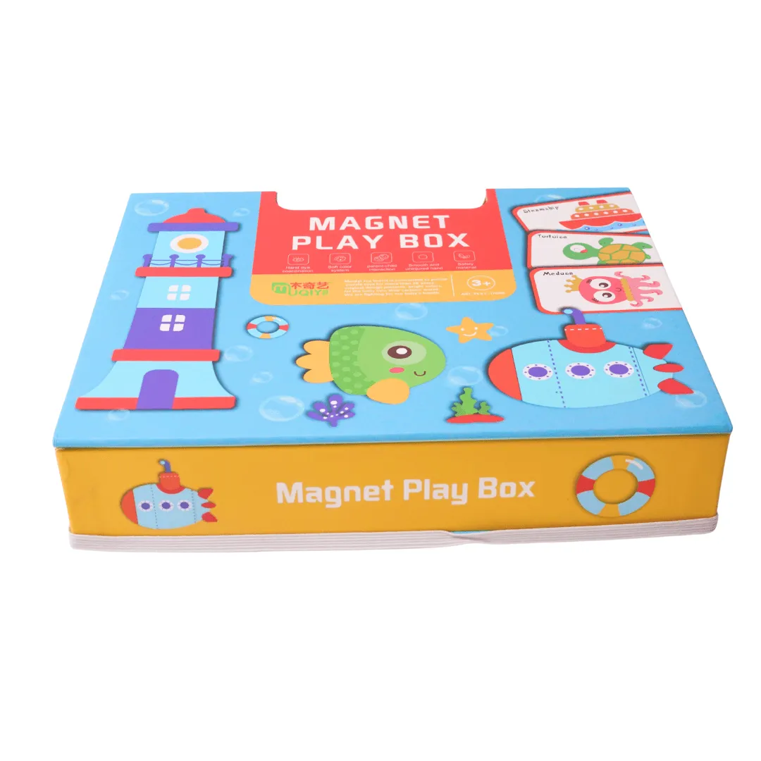 Magnet Play Box Puzzle Game Toy-Marine Animals