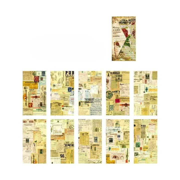 Memory Puzzle Decorative Material Paper Sheets