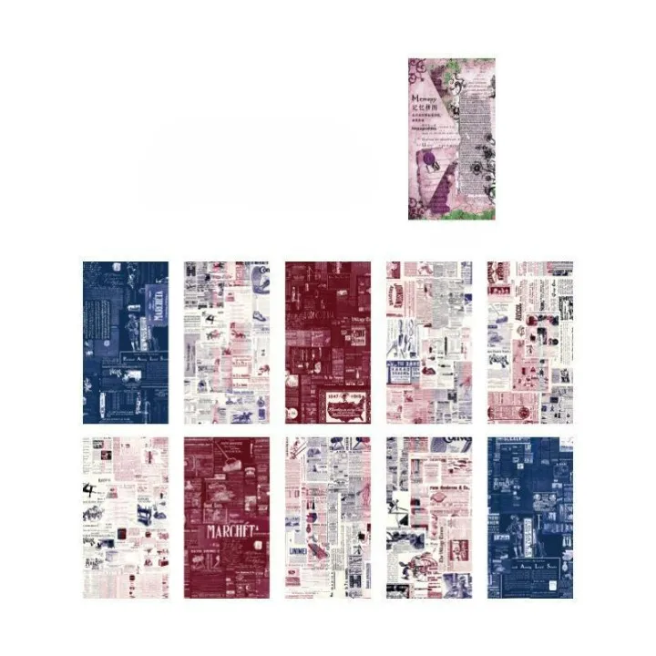 Memory Puzzle Decorative Material Paper Sheets