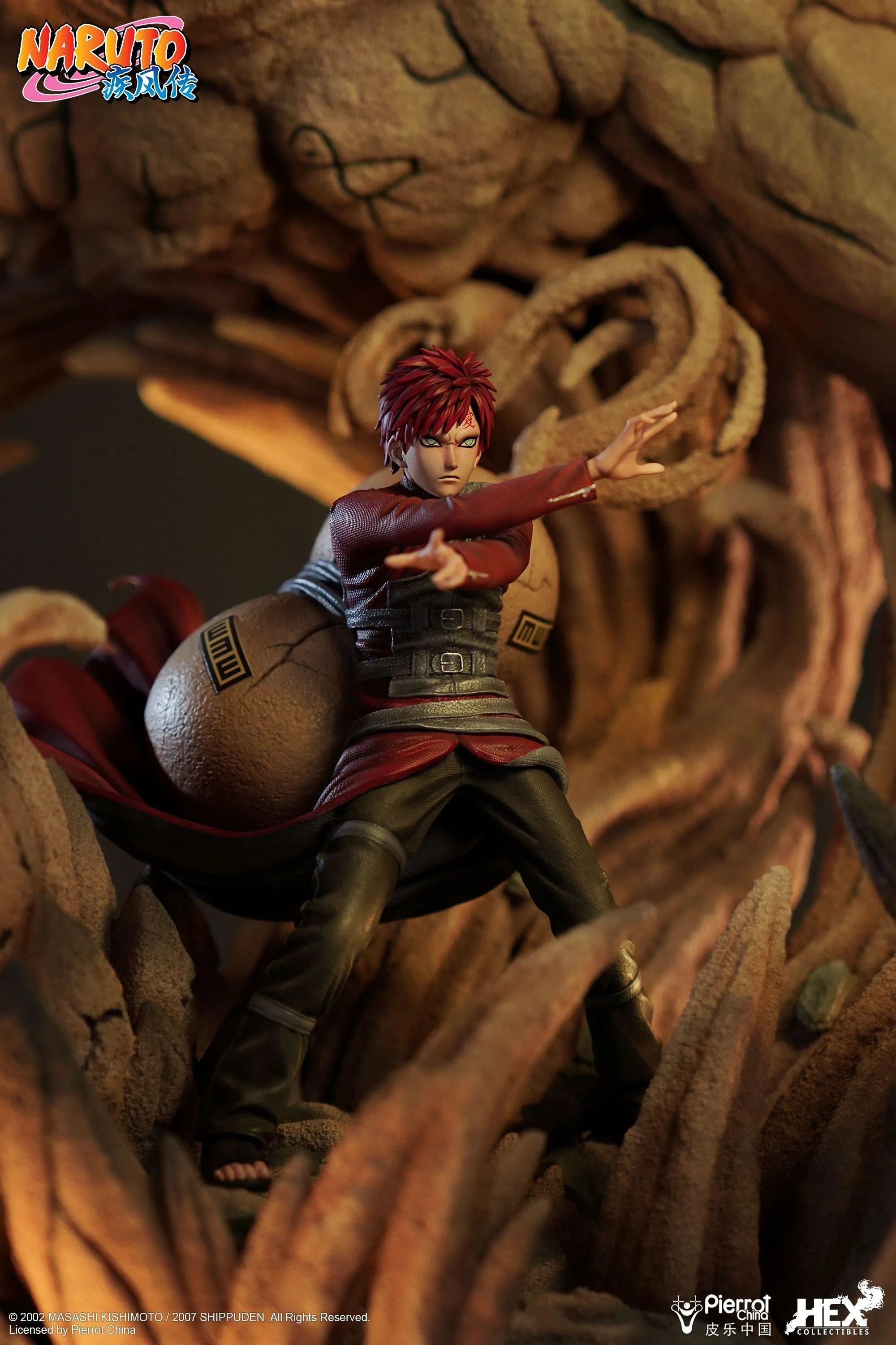 Naruto Shippuden-  Gaara Of The Sand- Anime Figure