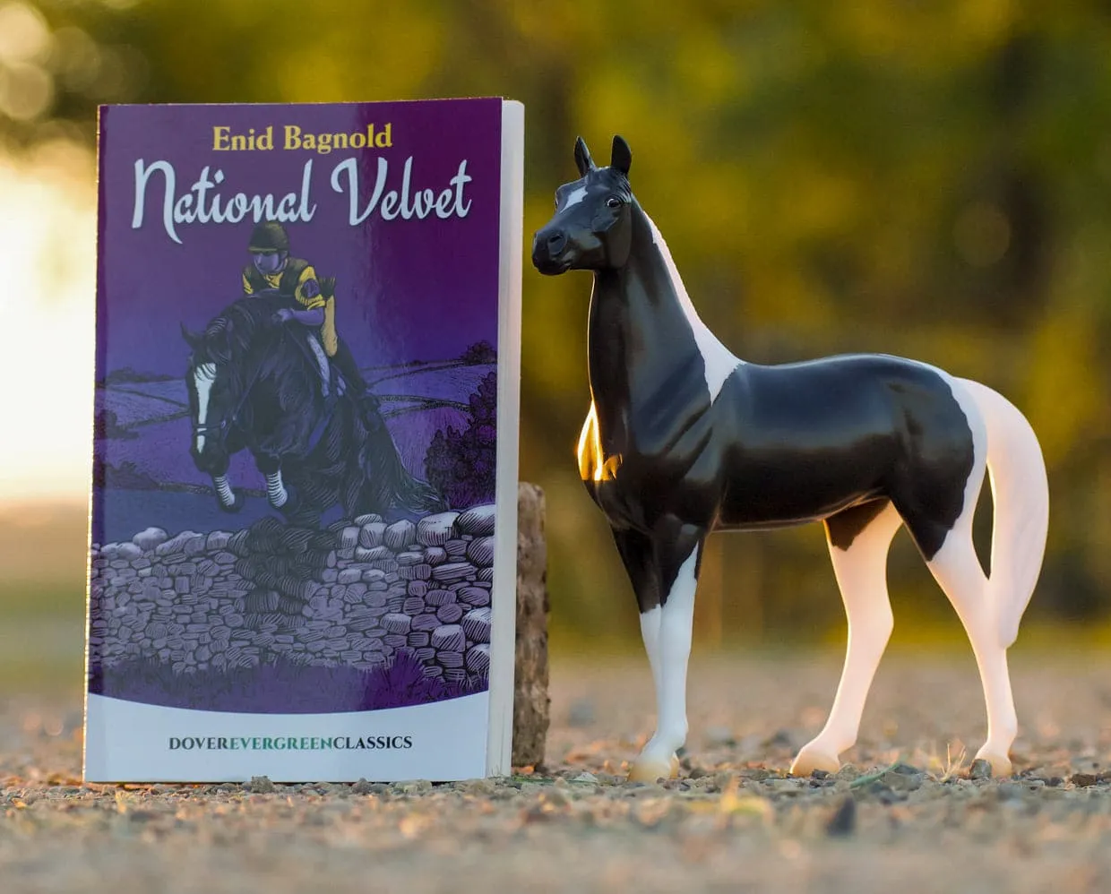 National Velvet Horse and Book Set