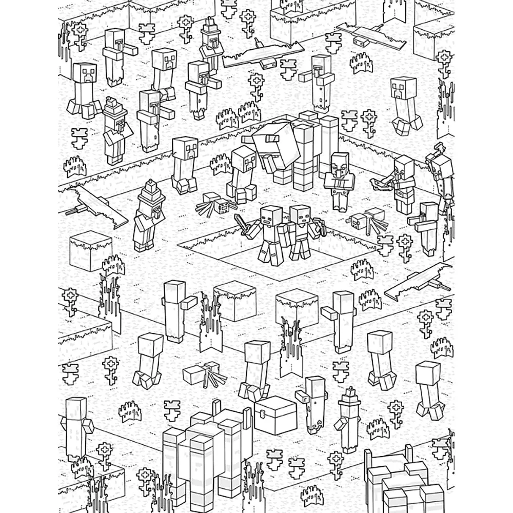 Official Minecraft Coloring Book: Create, Explore, Relax!