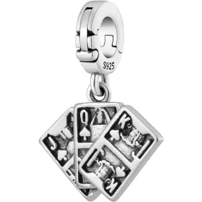 Poker Cards Bead Charm