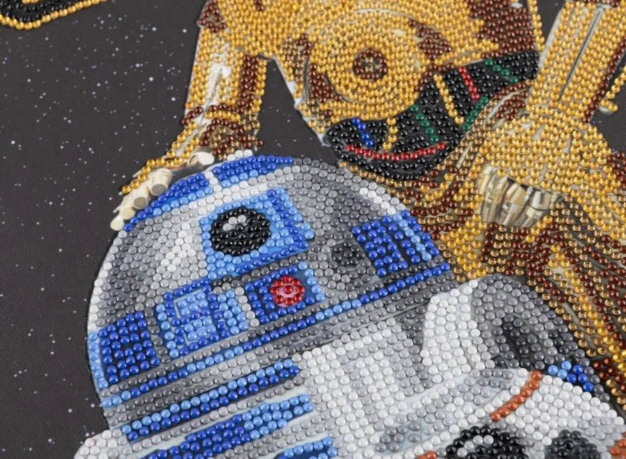 "Droids" Crystal Art Scroll Kit 35x45cm