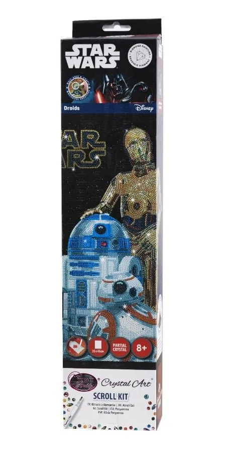 "Droids" Crystal Art Scroll Kit 35x45cm