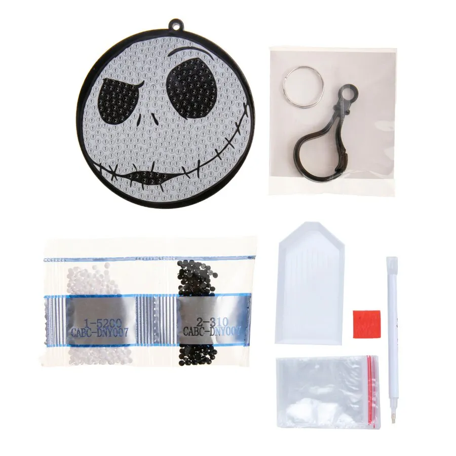 "Jack Skellington" Crystal Art Bag Charm Kit