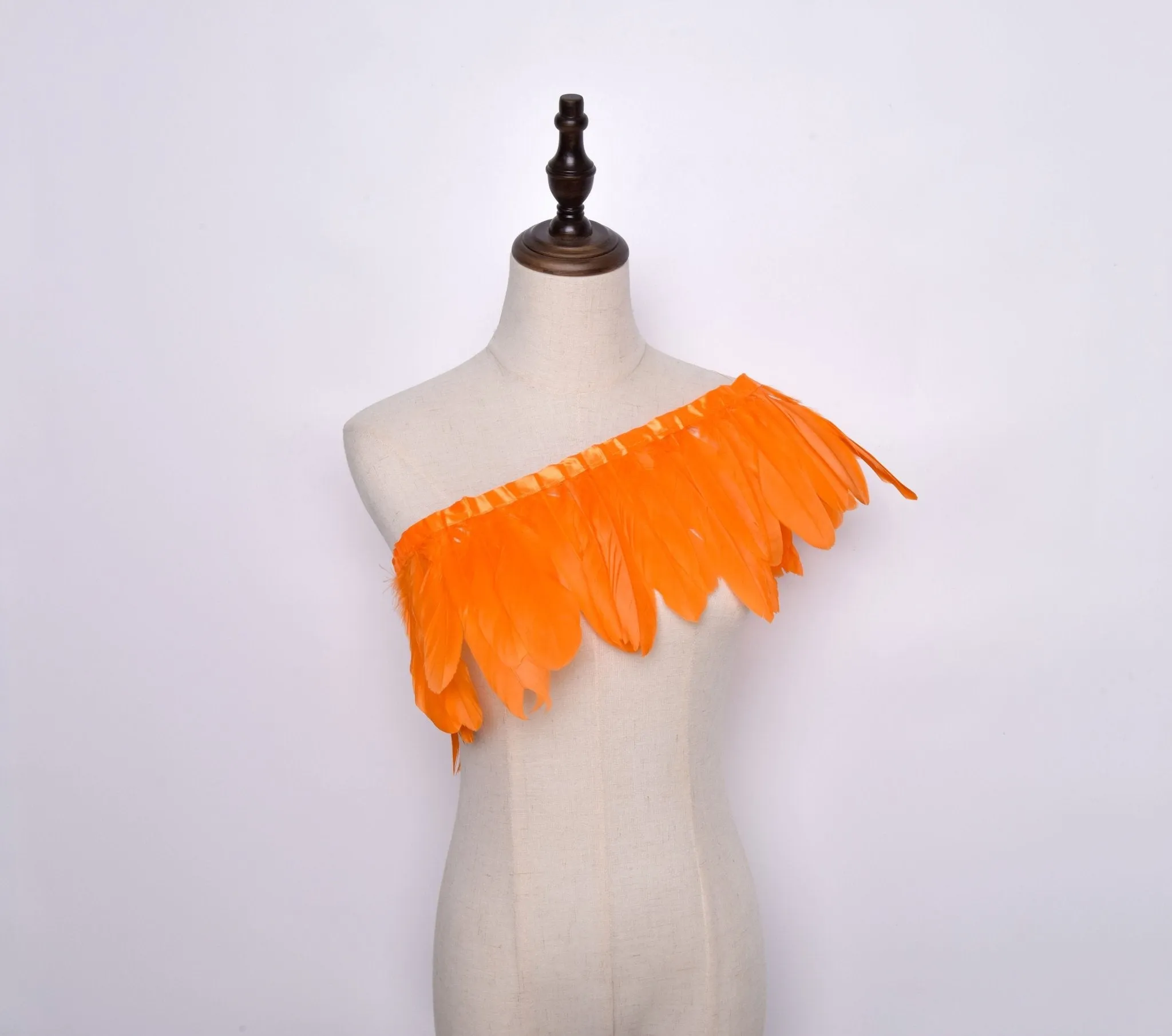 Rooster Feather Fringe Ribbon