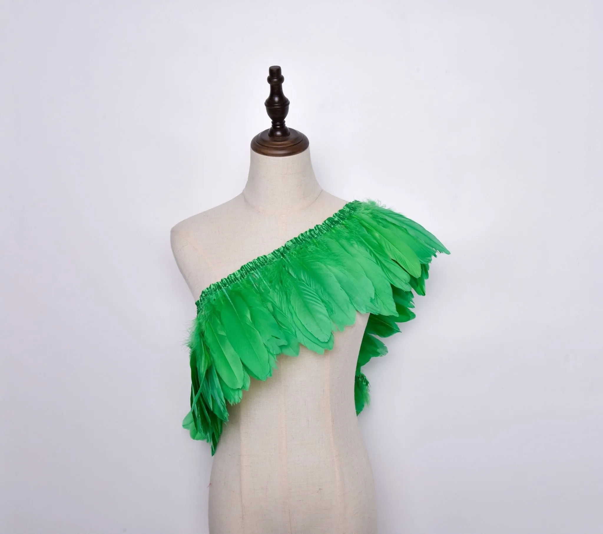 Rooster Feather Fringe Ribbon