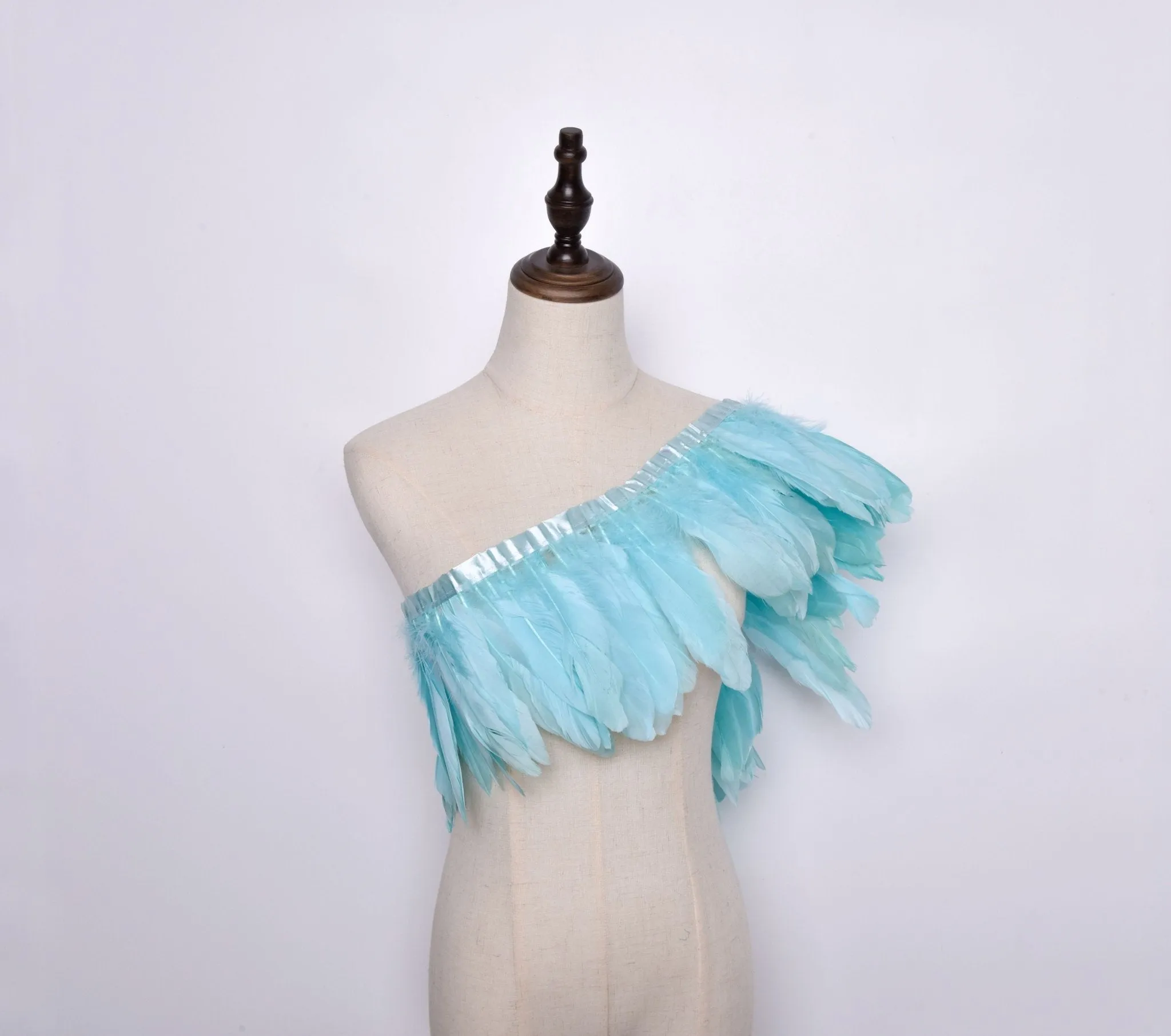 Rooster Feather Fringe Ribbon