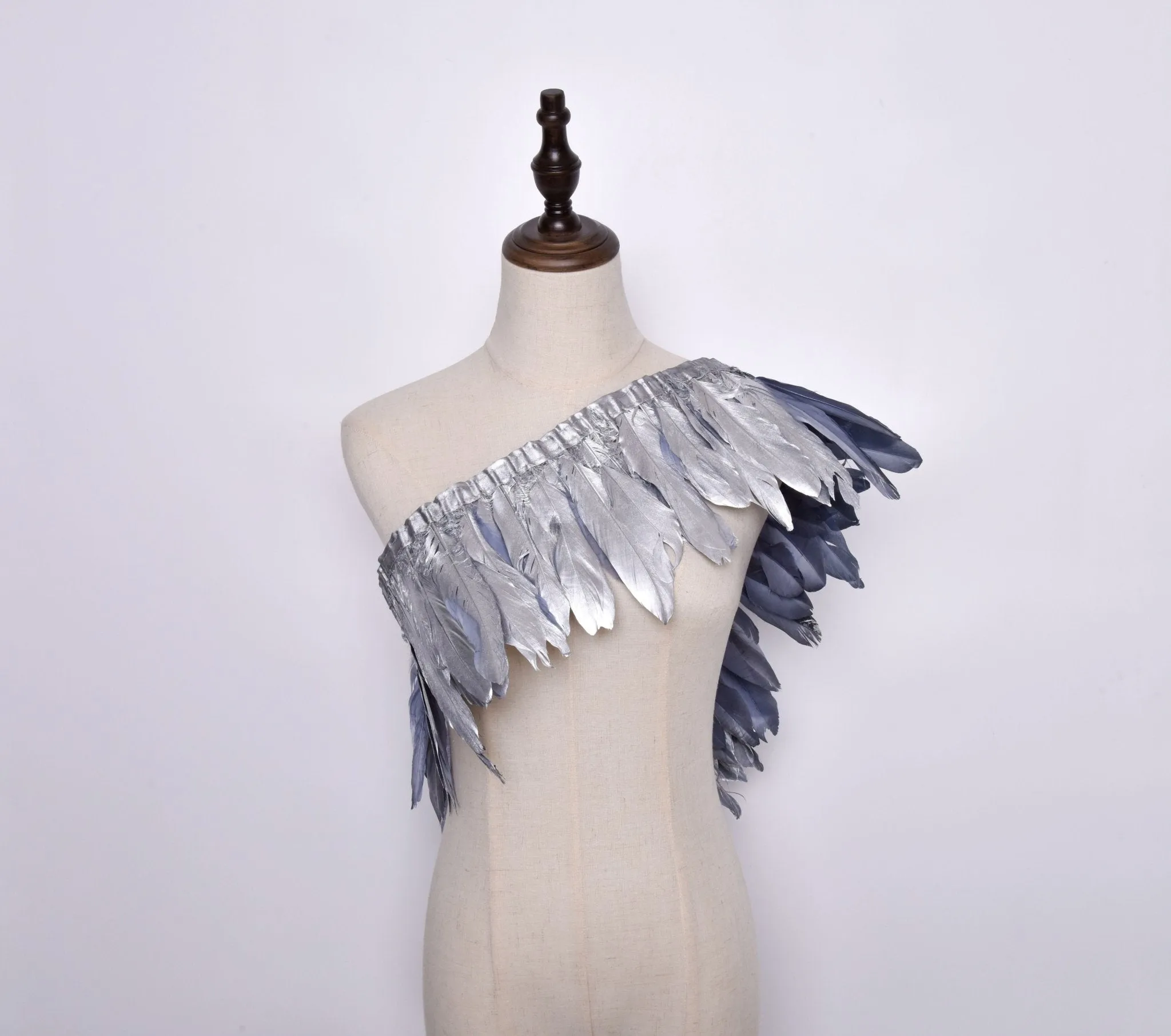 Rooster Feather Fringe Ribbon