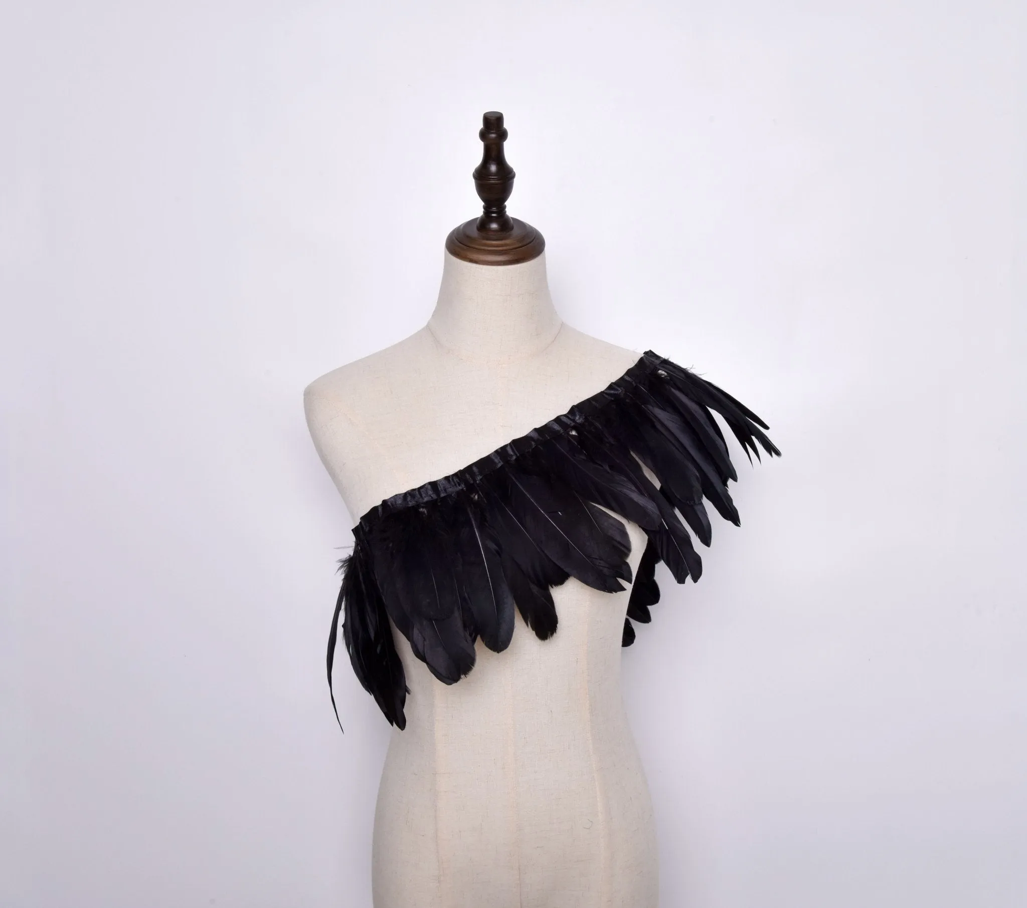 Rooster Feather Fringe Ribbon