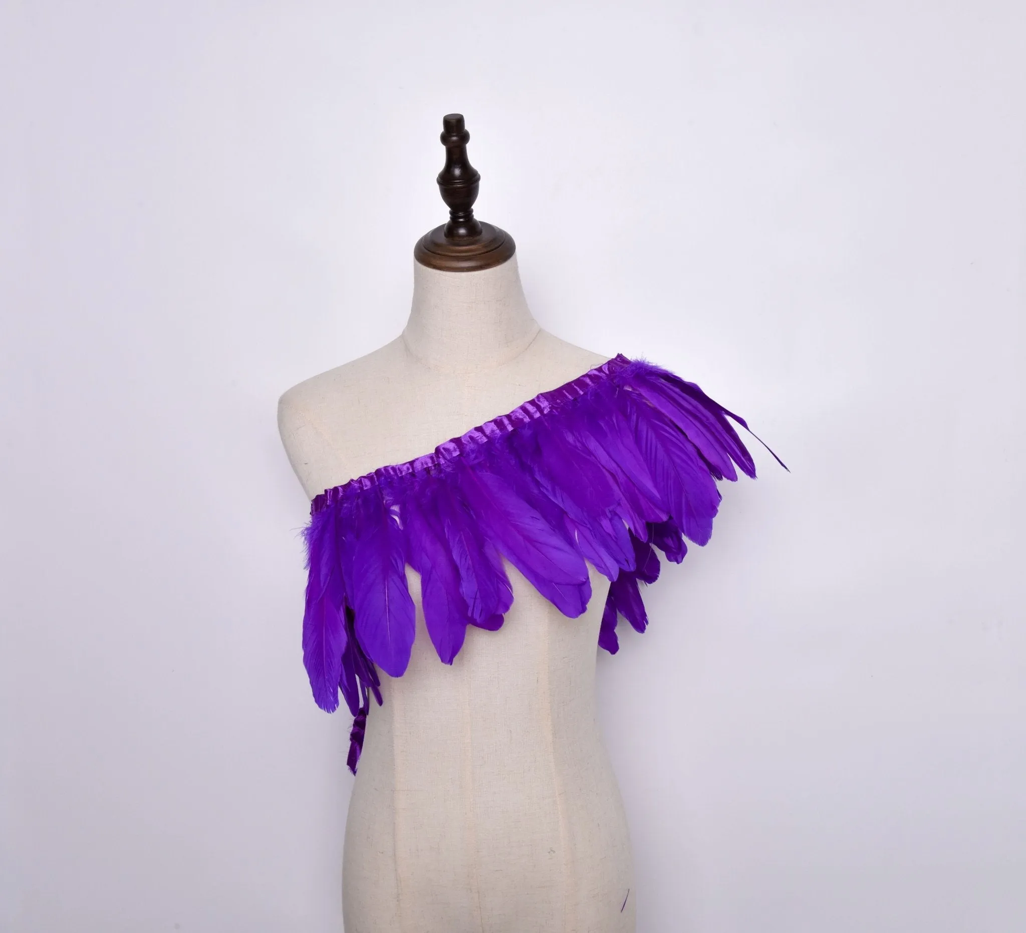 Rooster Feather Fringe Ribbon