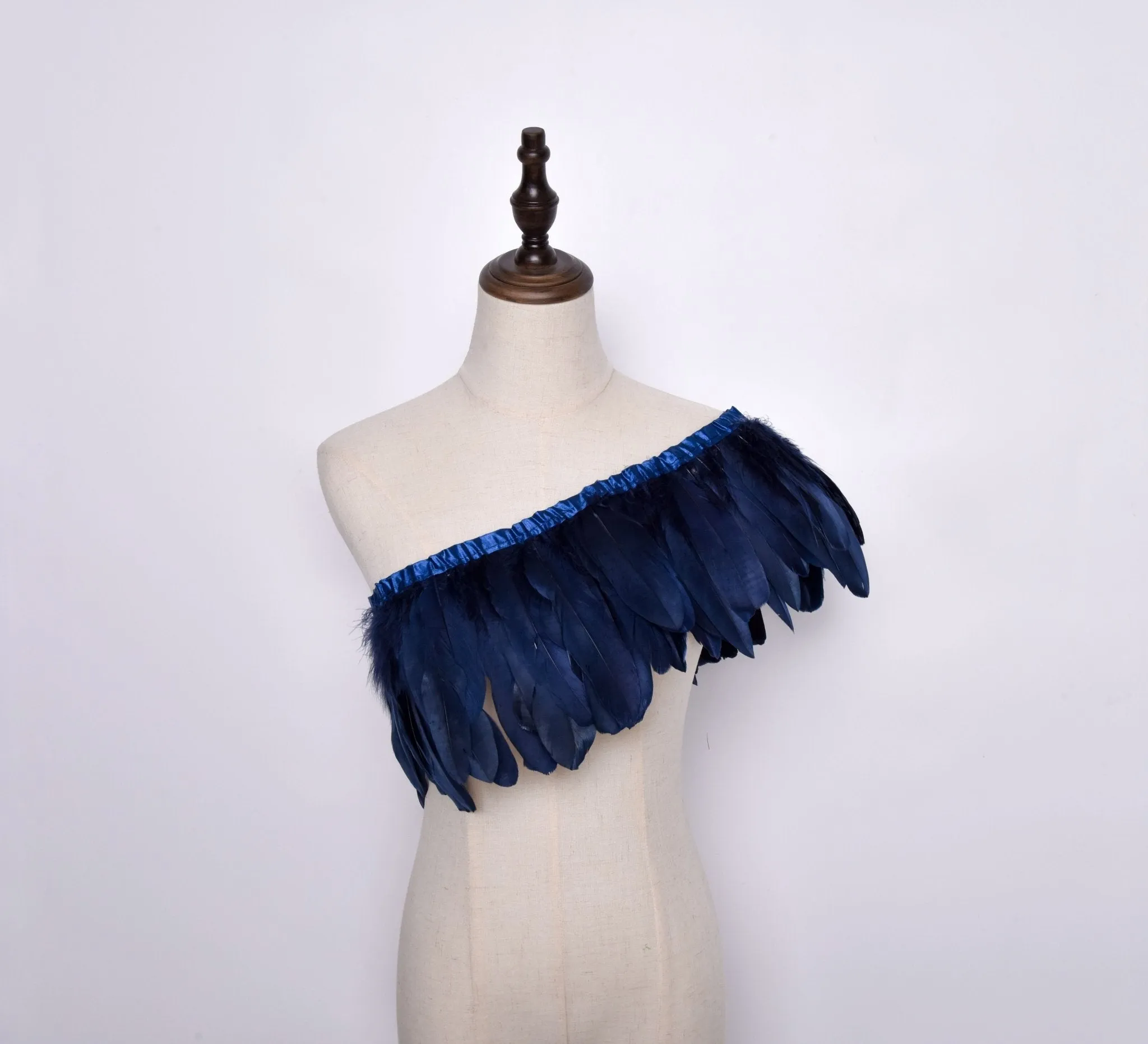 Rooster Feather Fringe Ribbon