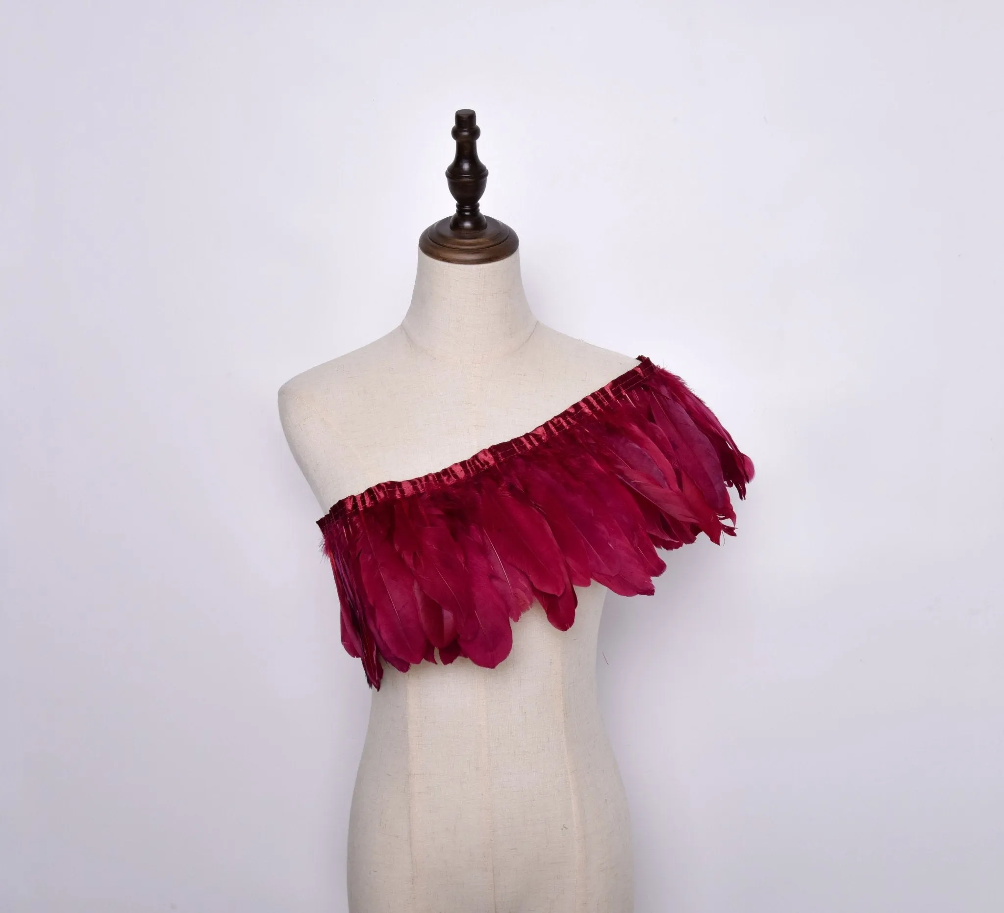 Rooster Feather Fringe Ribbon