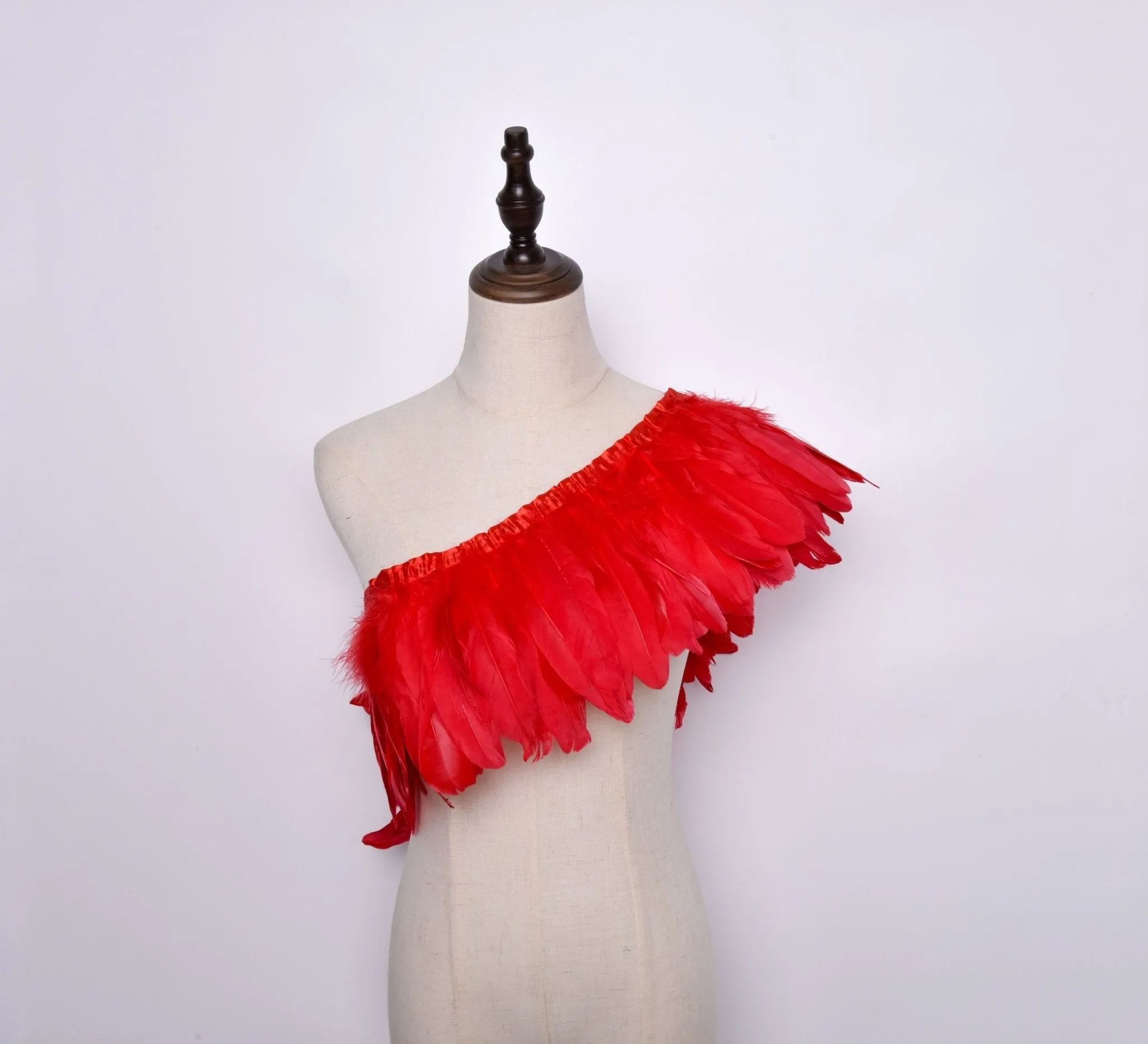 Rooster Feather Fringe Ribbon