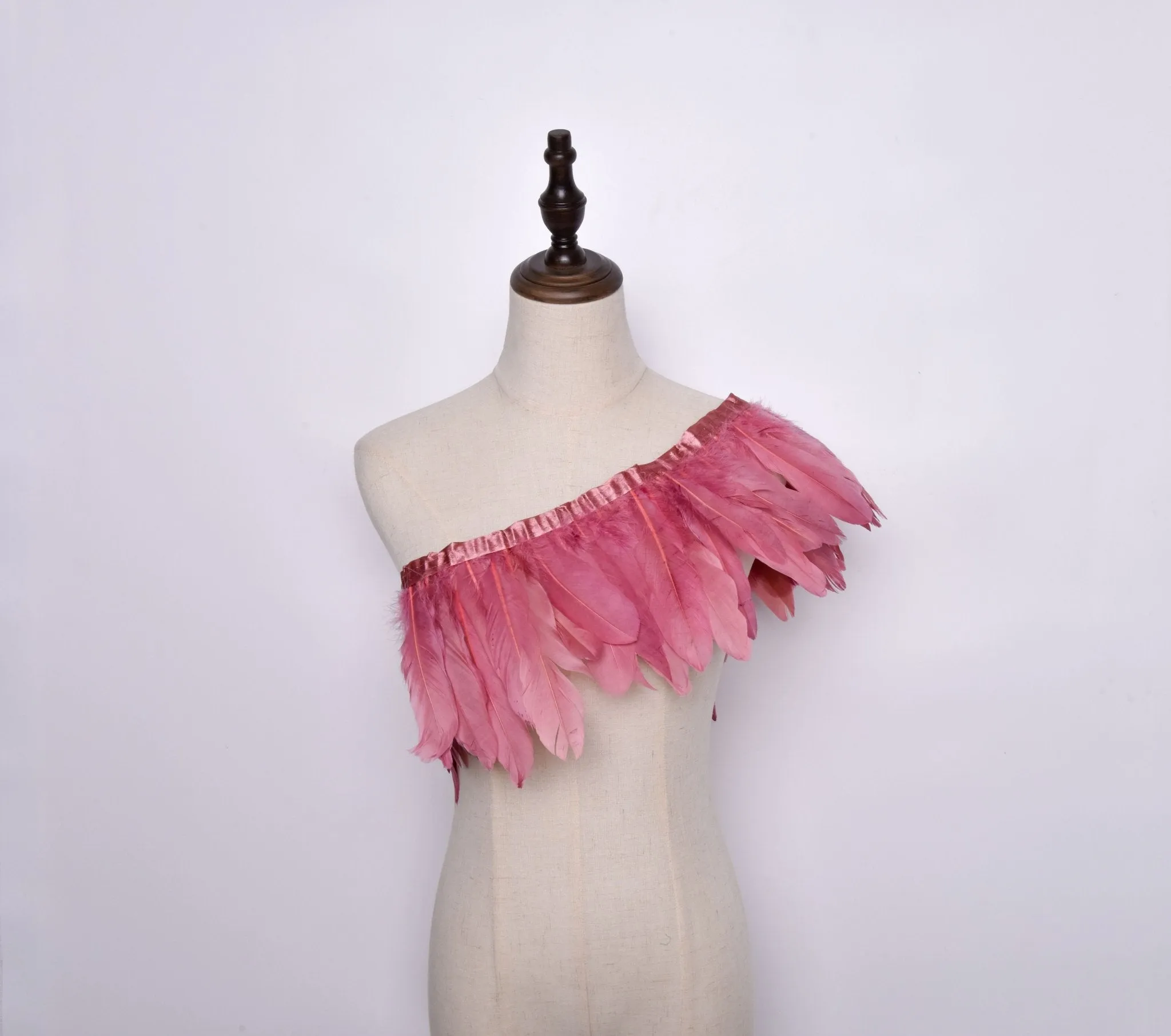 Rooster Feather Fringe Ribbon