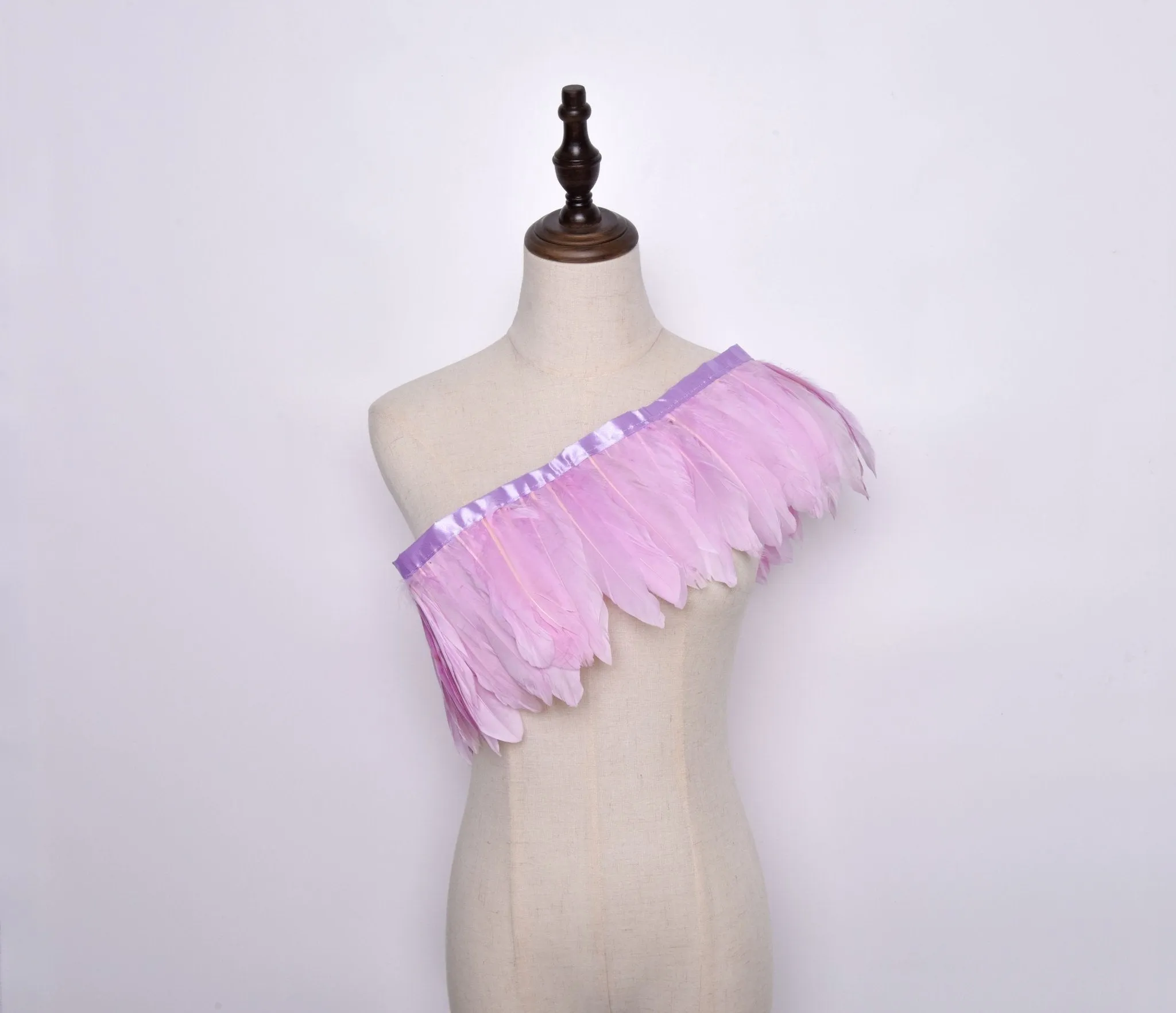 Rooster Feather Fringe Ribbon