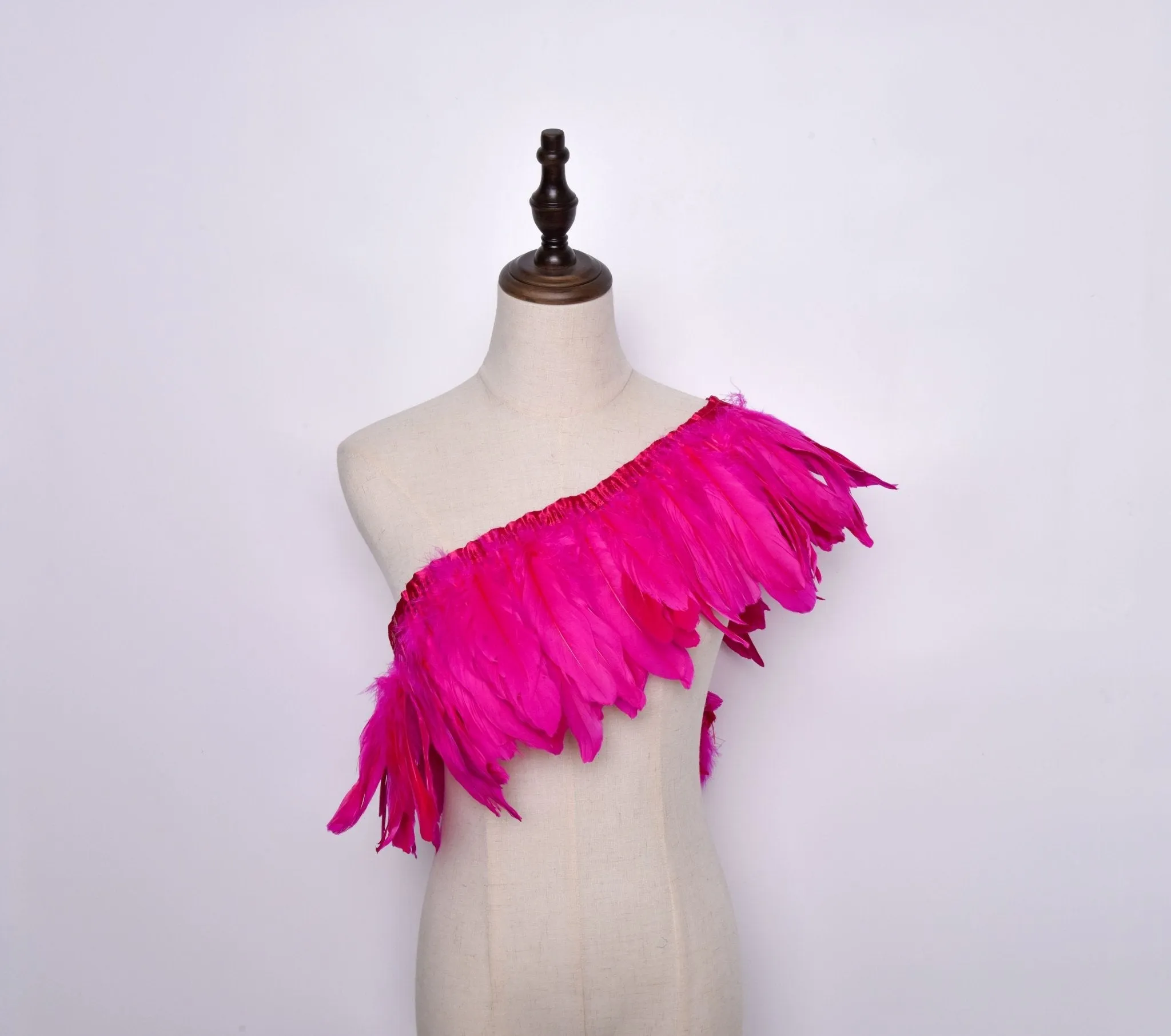 Rooster Feather Fringe Ribbon