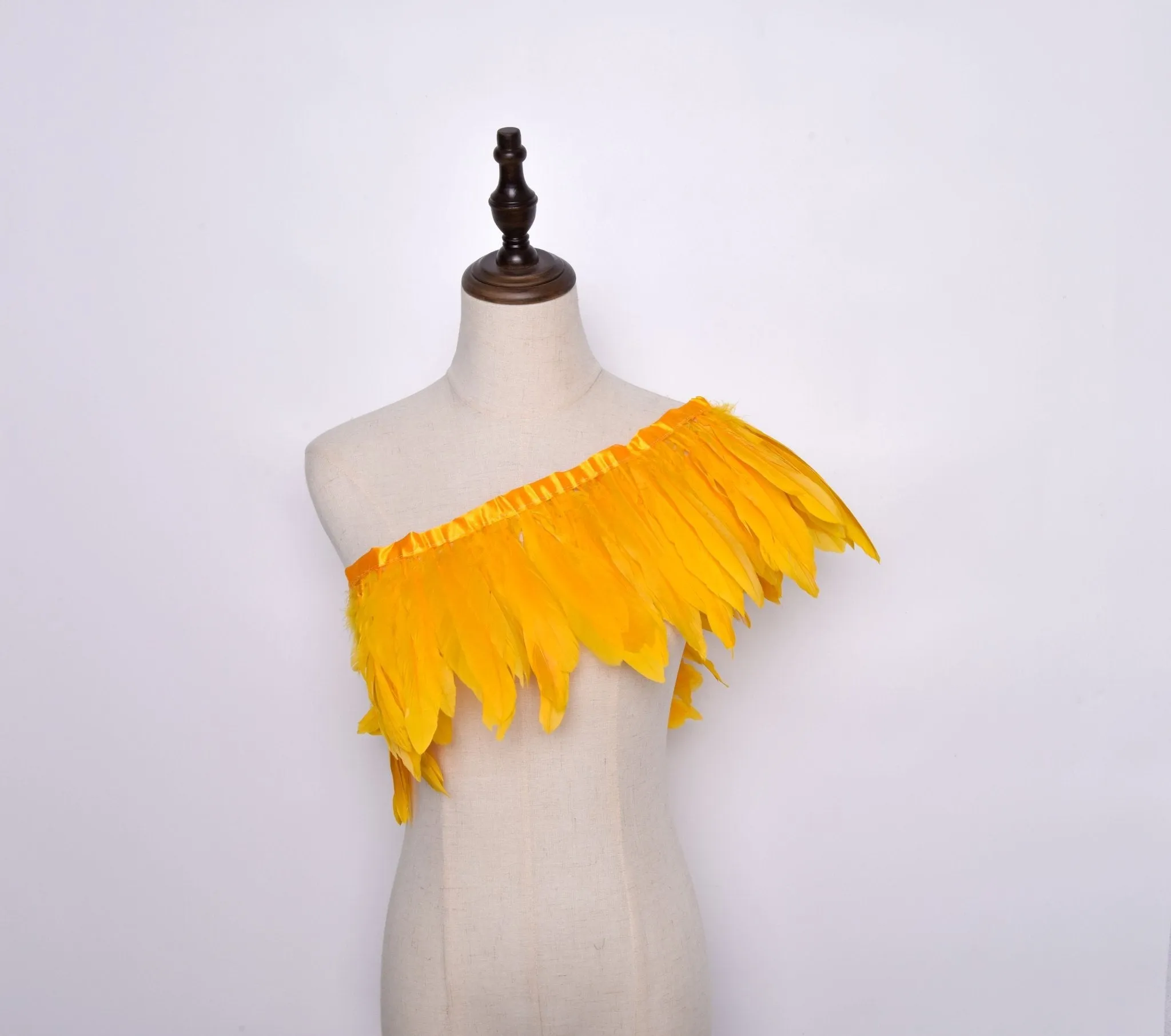 Rooster Feather Fringe Ribbon