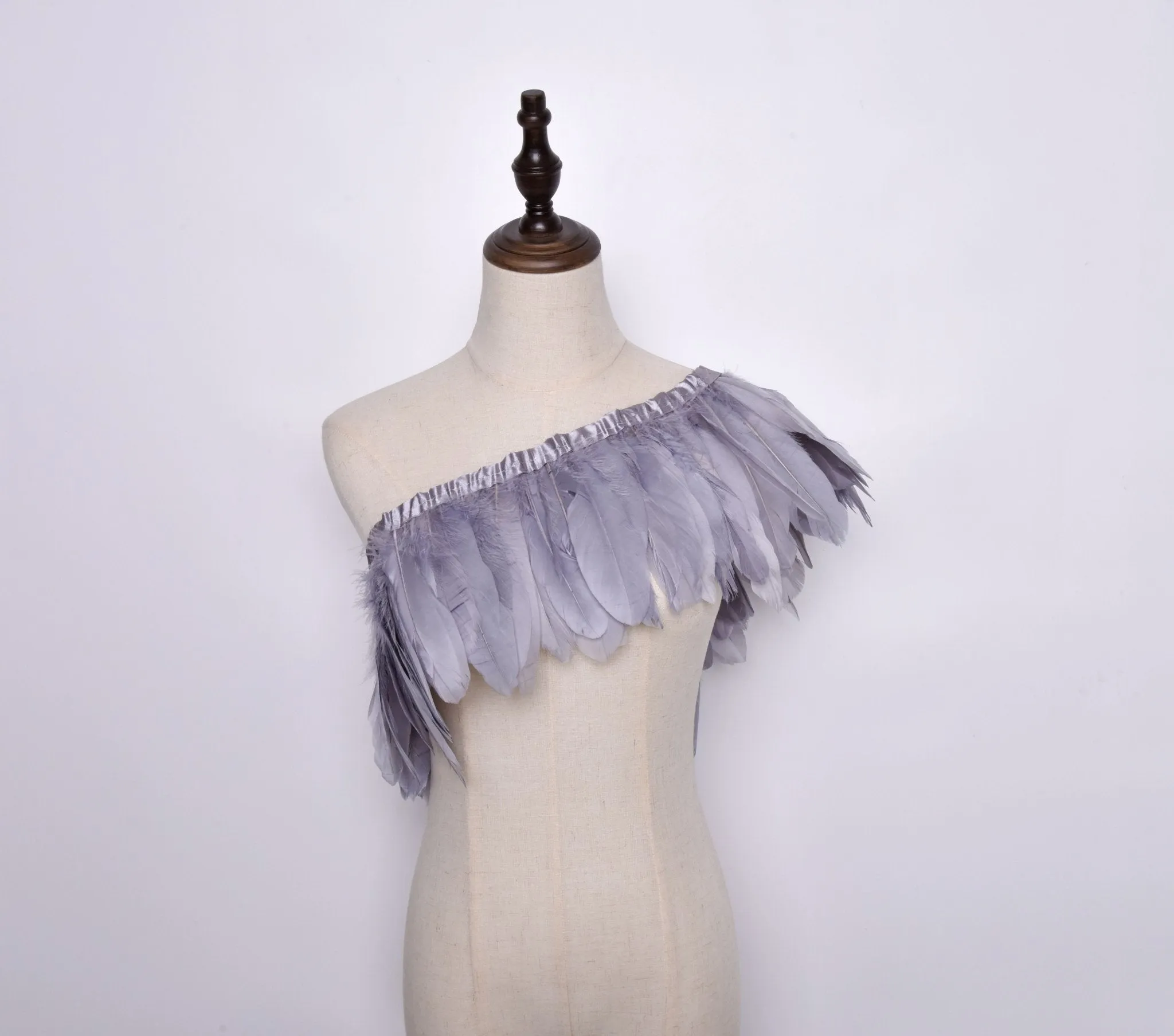 Rooster Feather Fringe Ribbon