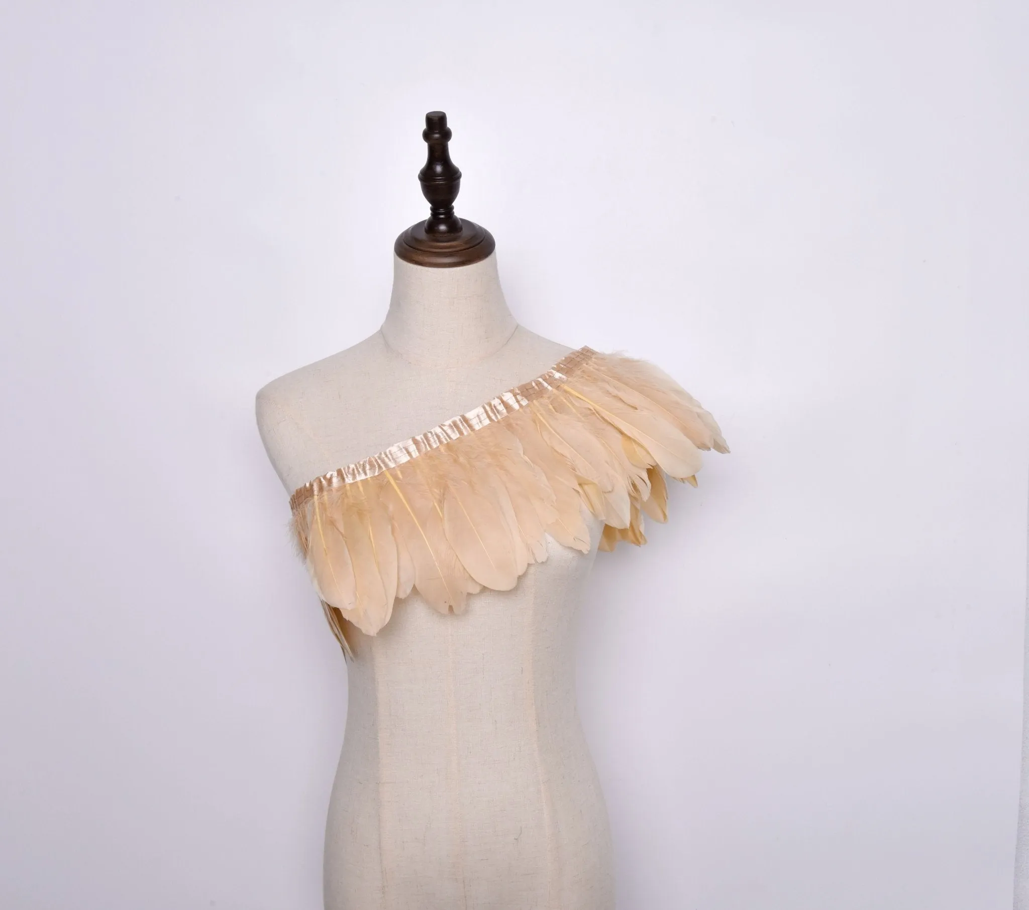 Rooster Feather Fringe Ribbon