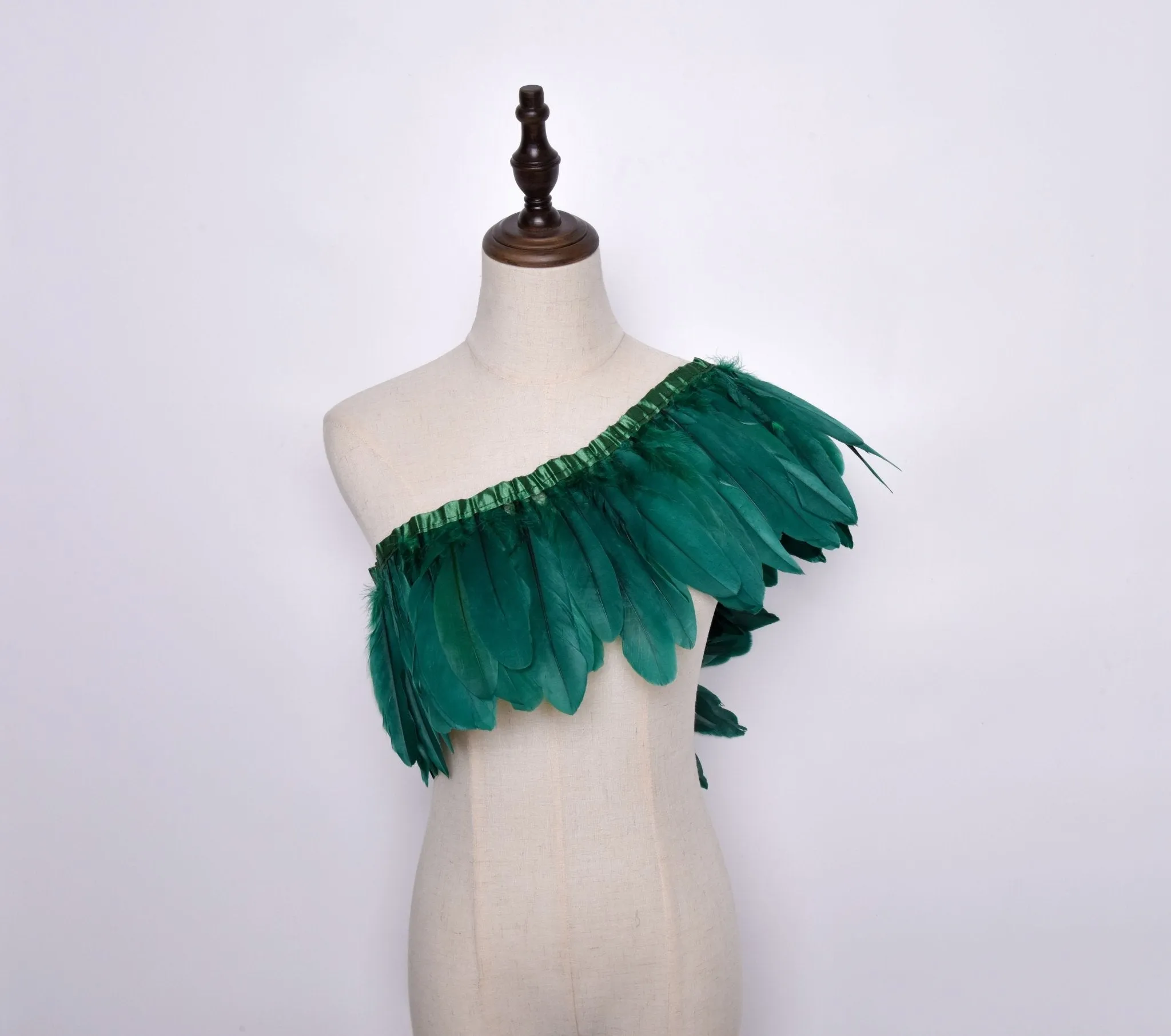 Rooster Feather Fringe Ribbon