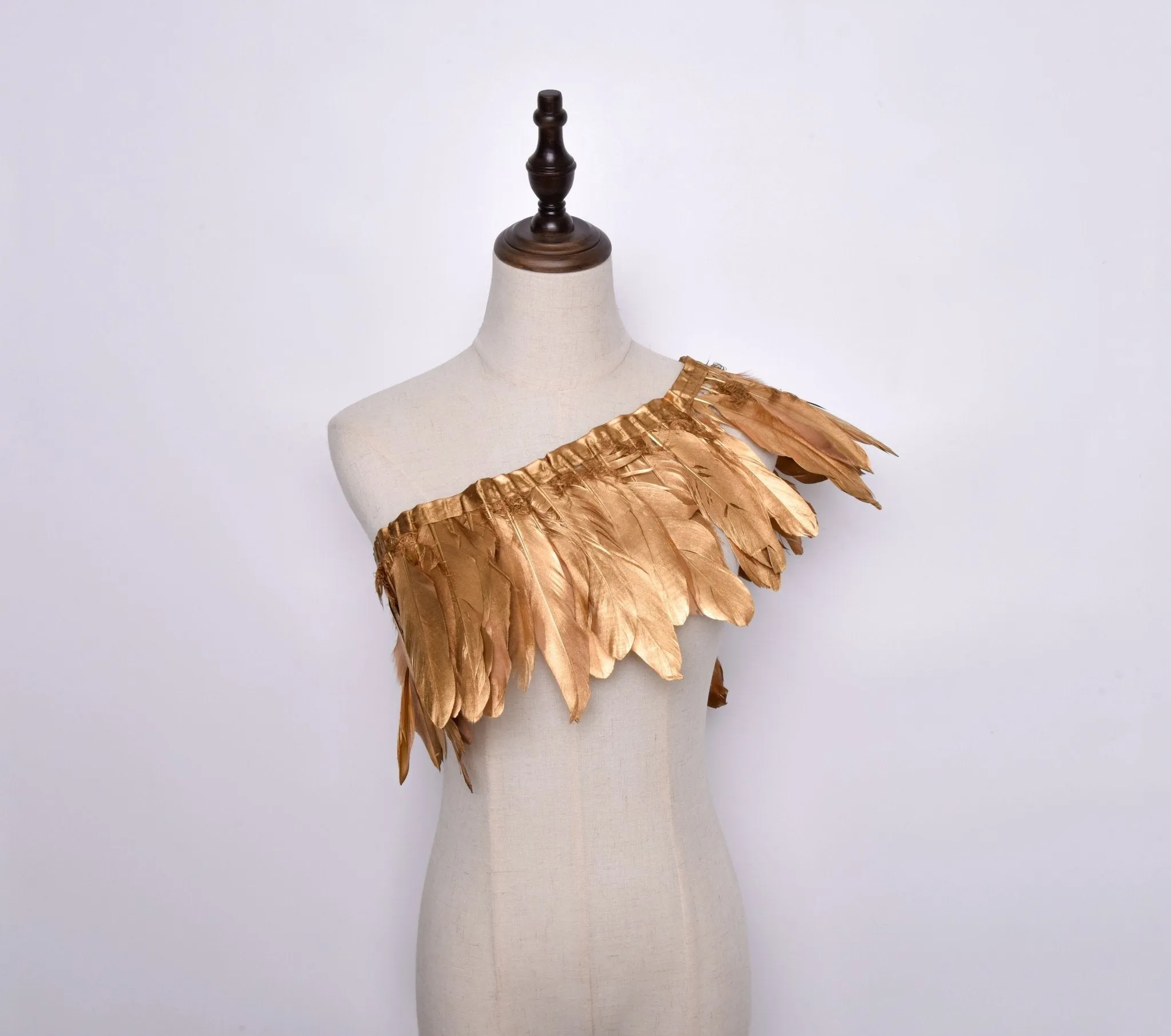 Rooster Feather Fringe Ribbon