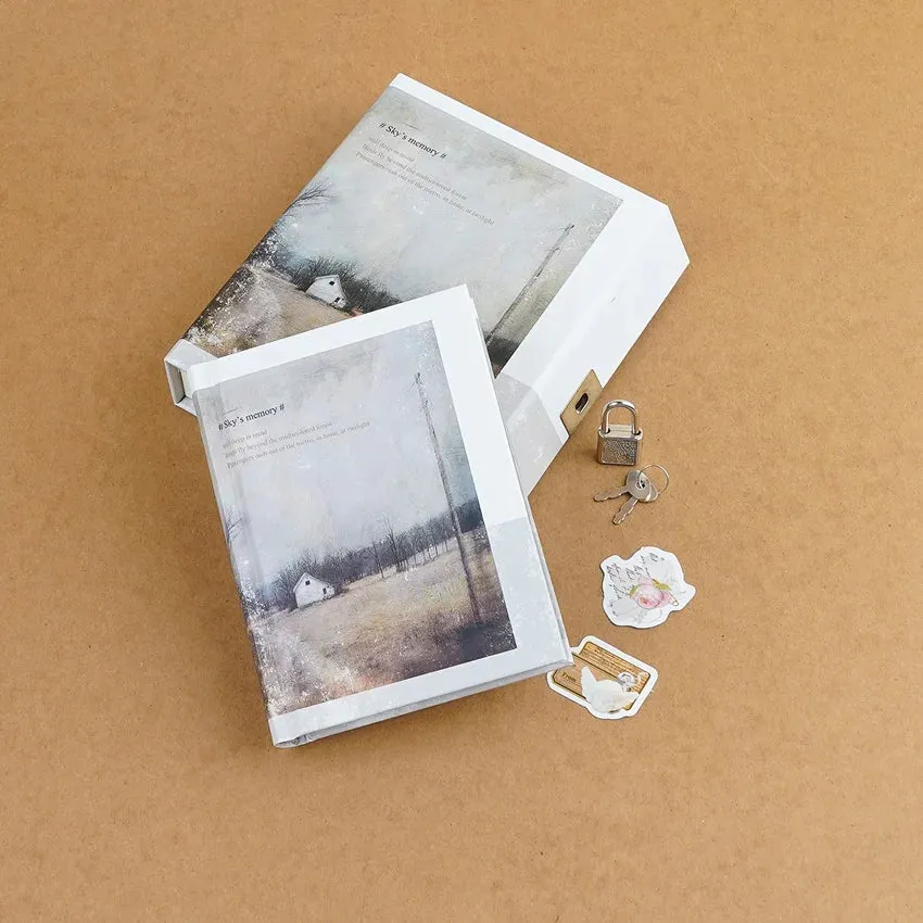 Sky Memory Boxed Journal with Lock